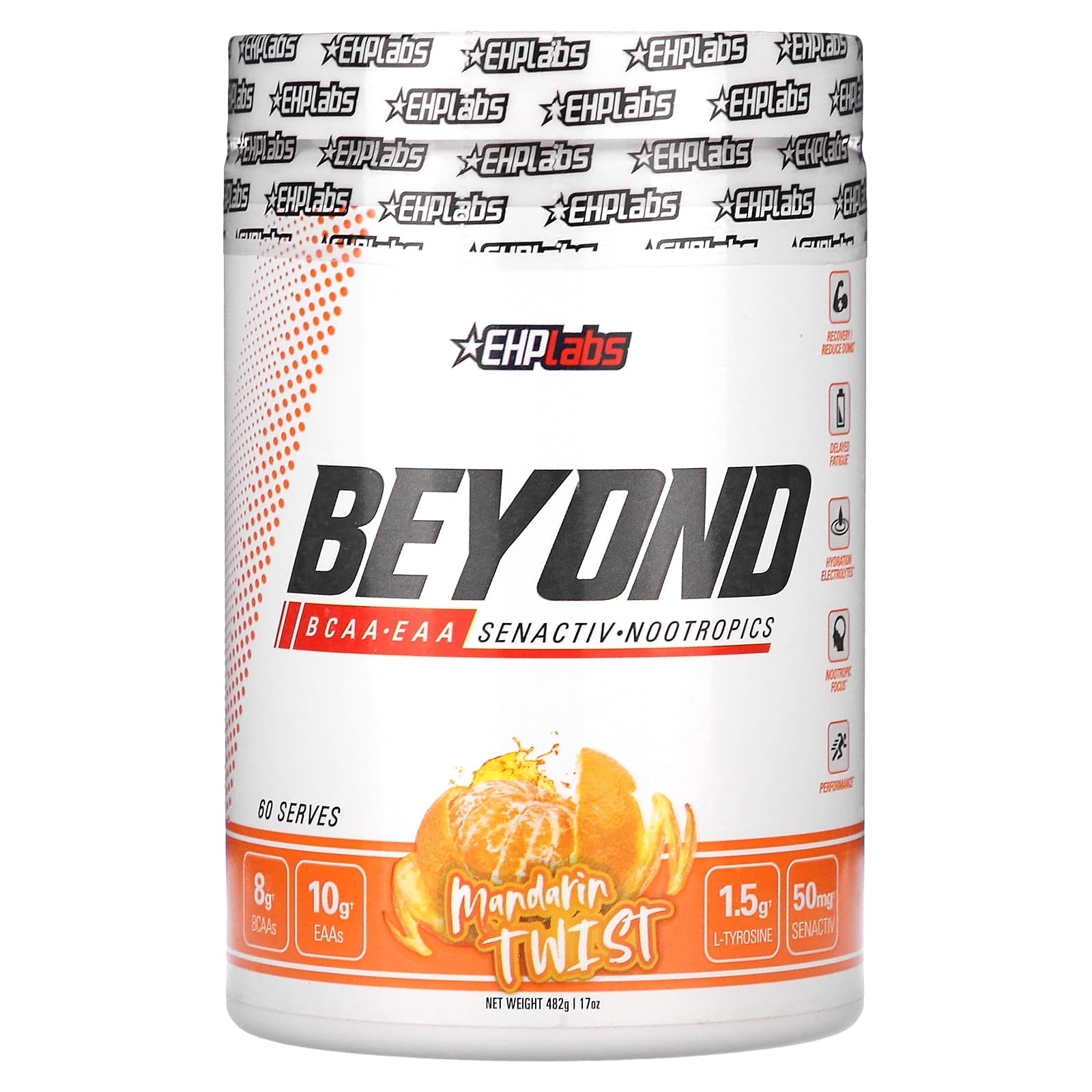EHPlabs Beyond BCAA и EAA со вкусом мандарина 482 г 17 унций 9690₽