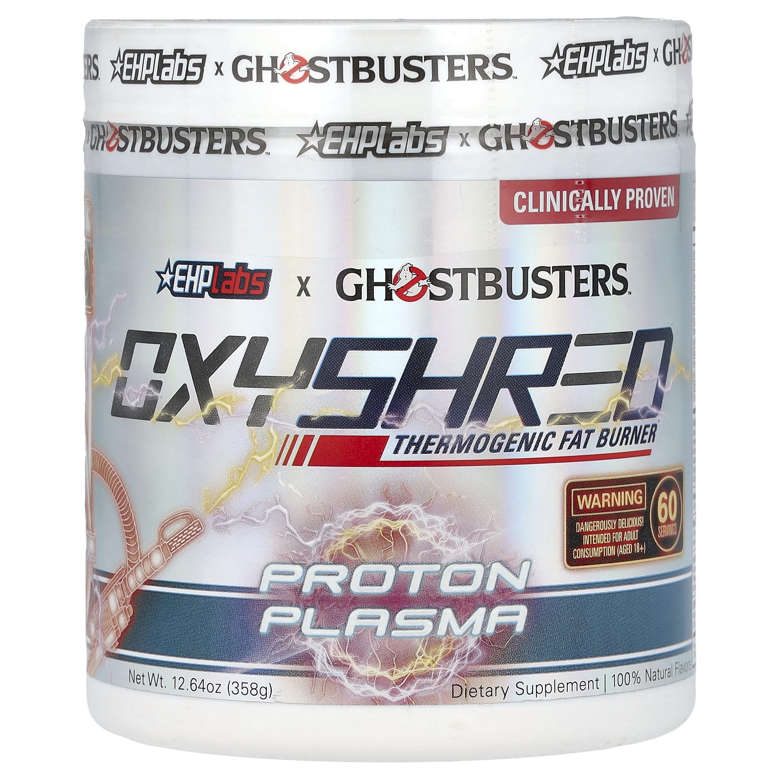 EHPlabs Ghostbuster OxyShred термогенный сжигатель жира протонная плазма 358 г 1264 унции 11690₽