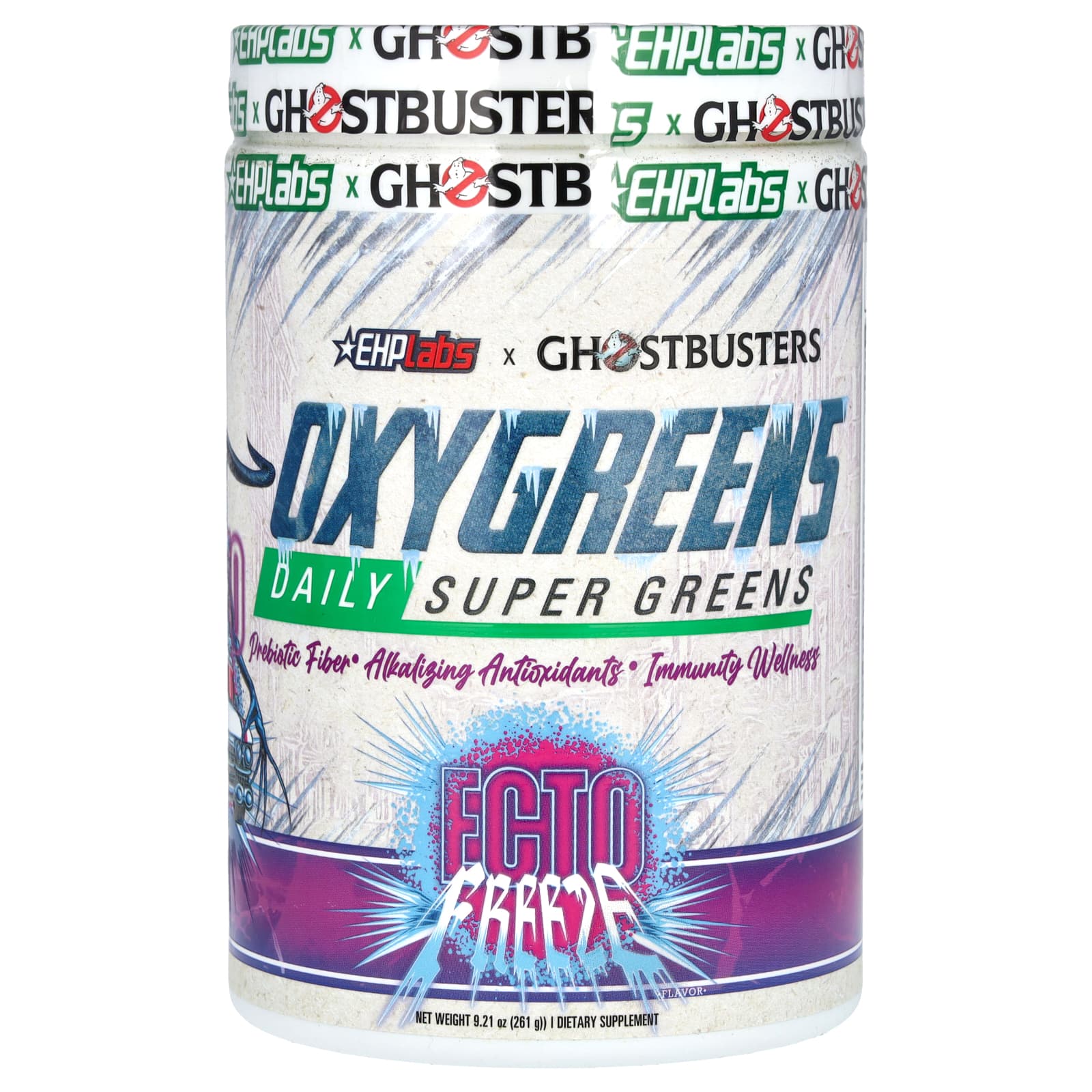 EHPlabs, Ghostbusters, Oxygreens, Daily Super Greens, Ecto Freeze, 261 г (9,21 унции)