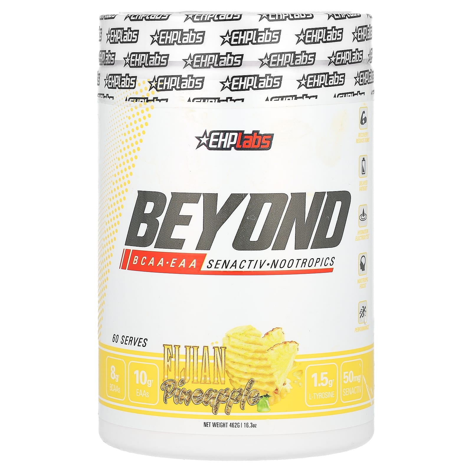 EHPlabs Beyond BCAA и EAA со вкусом фиджийского ананаса 462 г 163 унции 9690₽