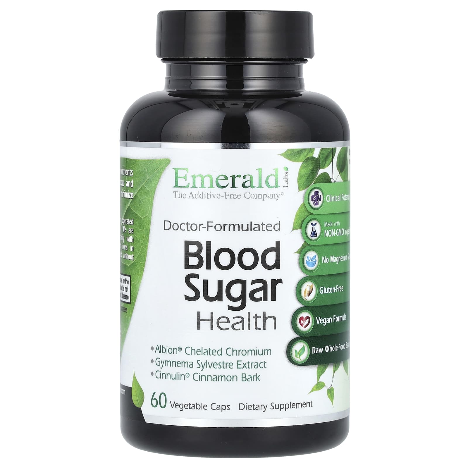 Emerald Laboratories, Blood Sugar Health, 60 растительных капсул