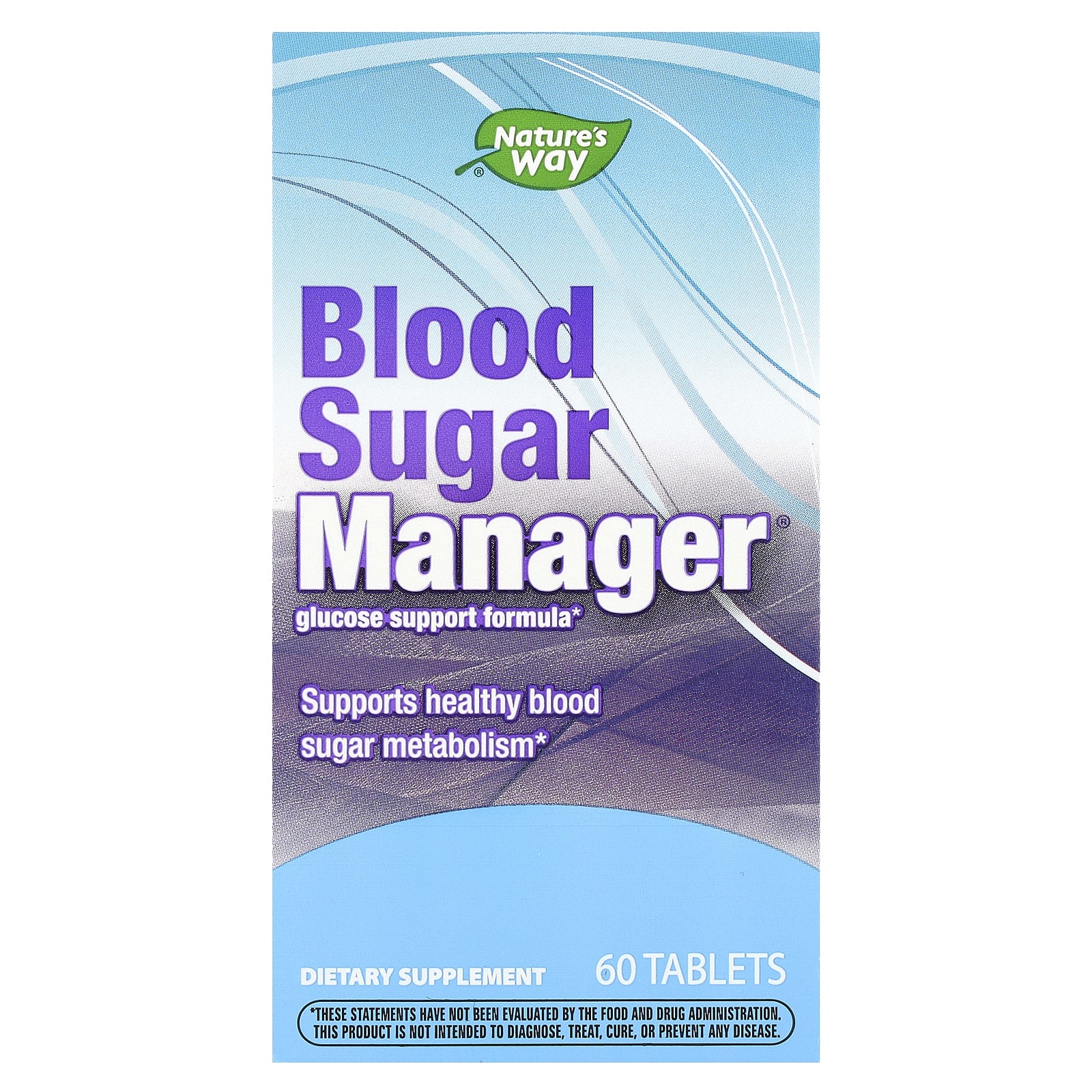 Nature's Way, Blood Sugar Manager, 60 таблеток