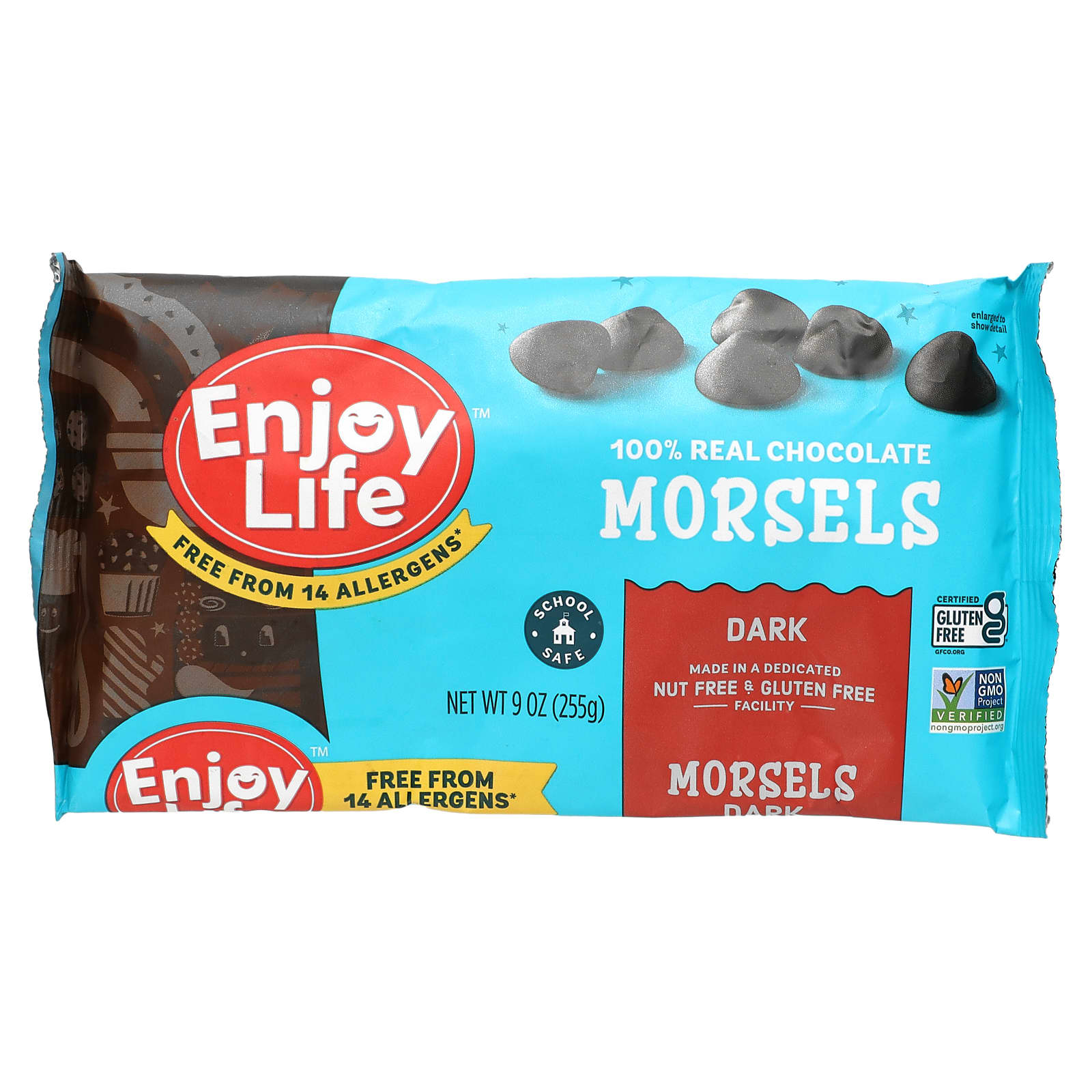 Enjoy Life Foods Morsel темный шоколад 255 г 9 унций 1990₽