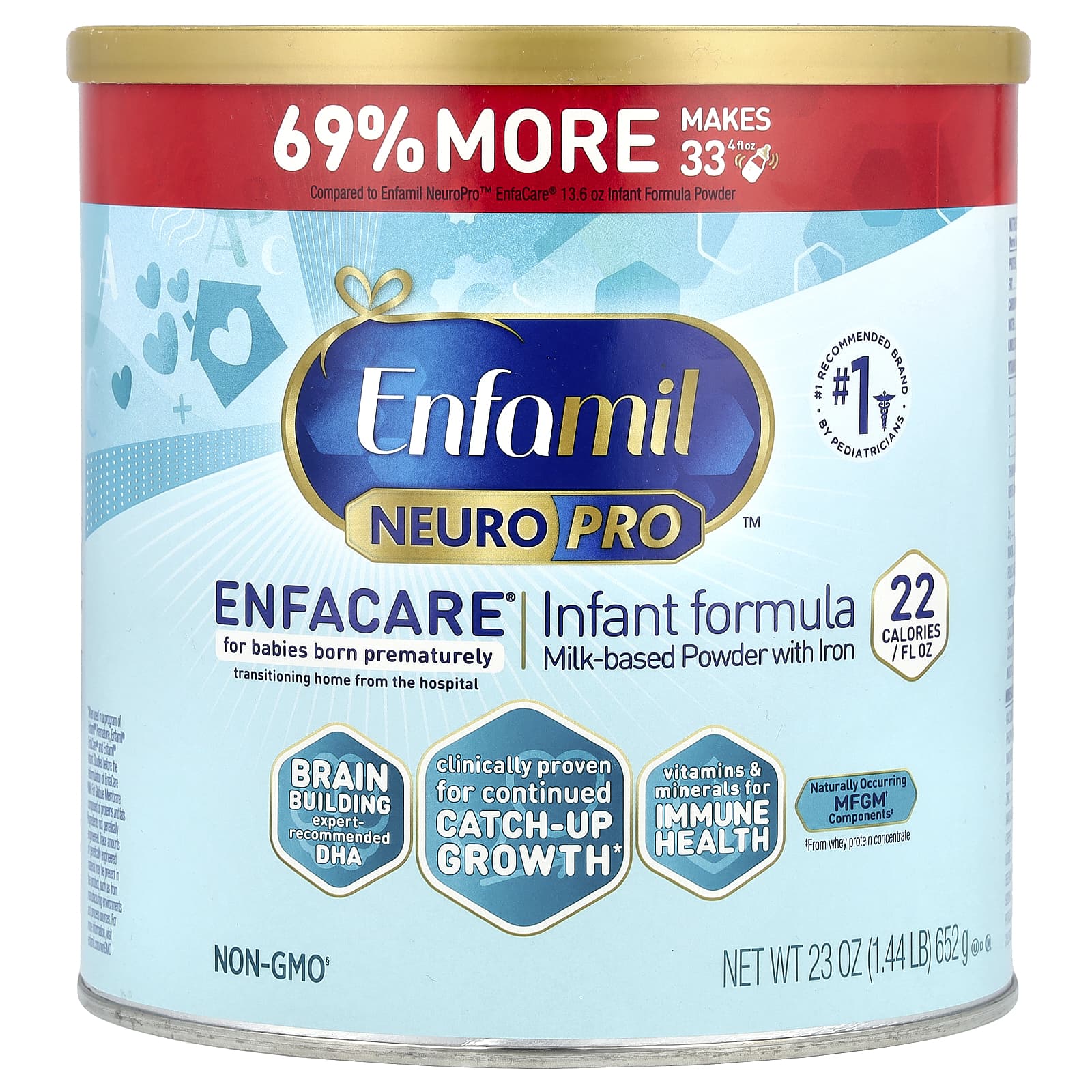 Enfamil NeuroPro EnfaCare смесь для младенцев 652 г 23 унции 14290₽