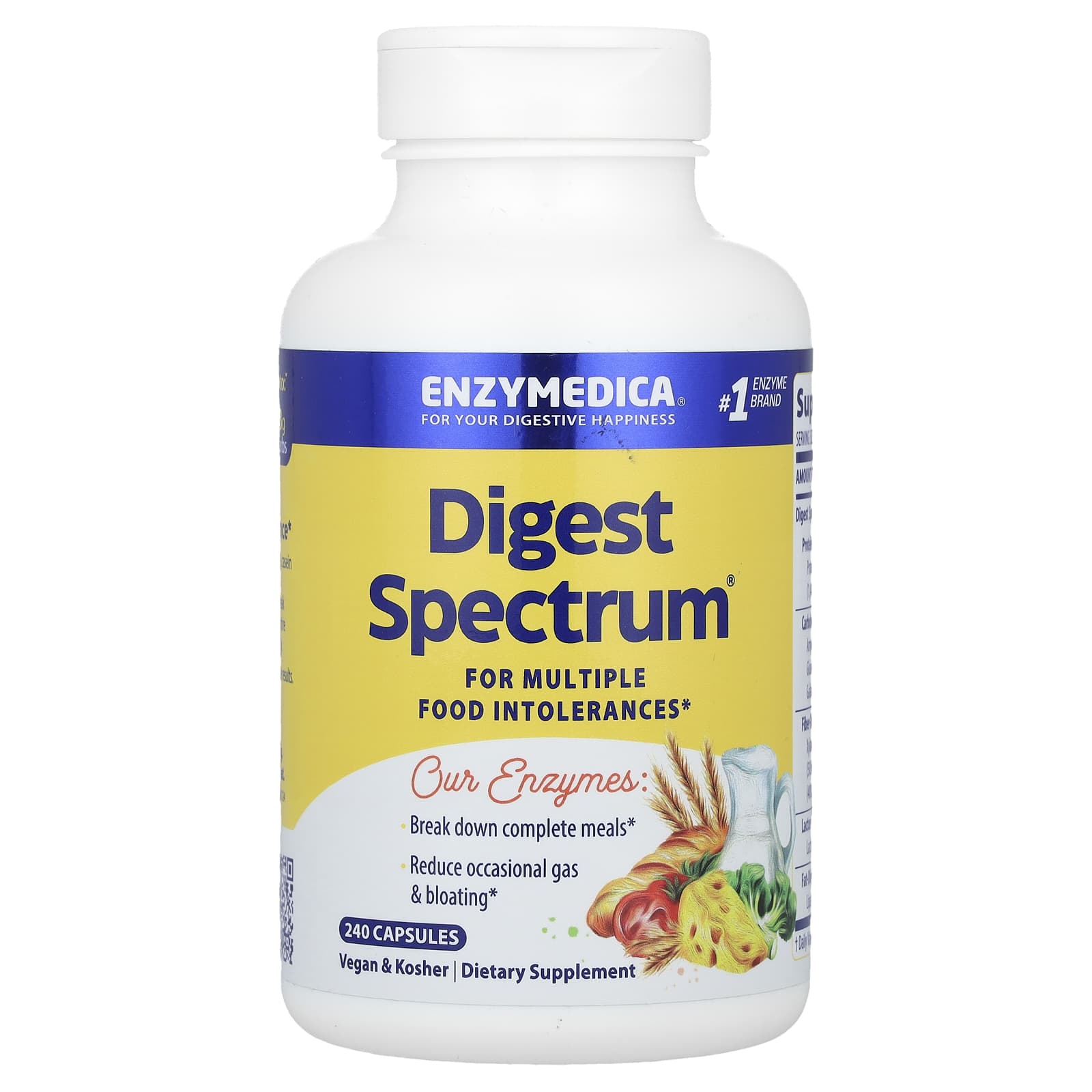 Enzymedica, Digest Spectrum®, 240 капсул