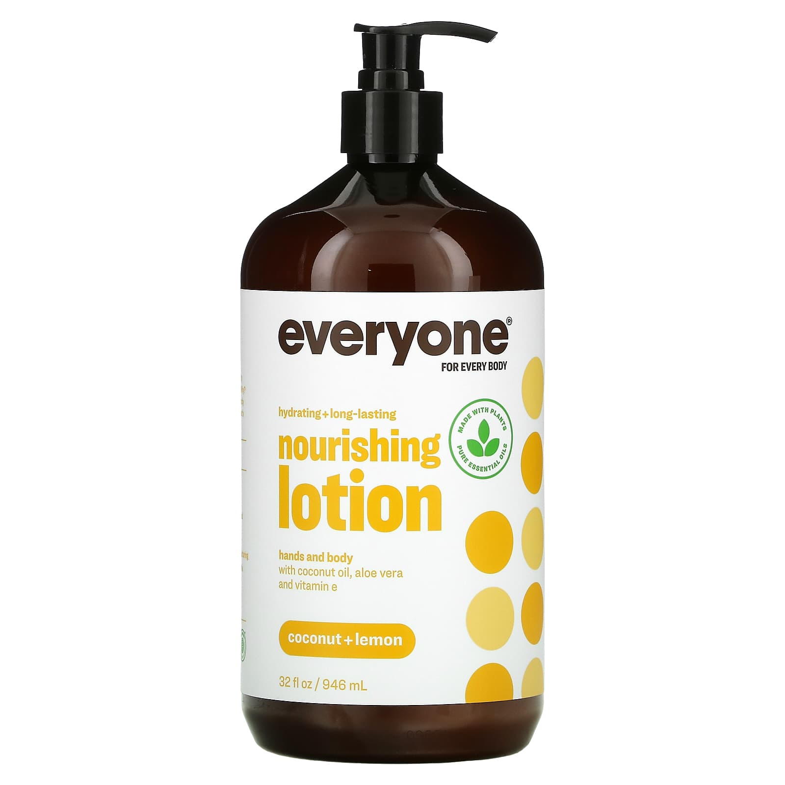 Everyone Lotion, лосьон 3 в 1, кокос и лимон, 946 мл (32 жидк. унции)