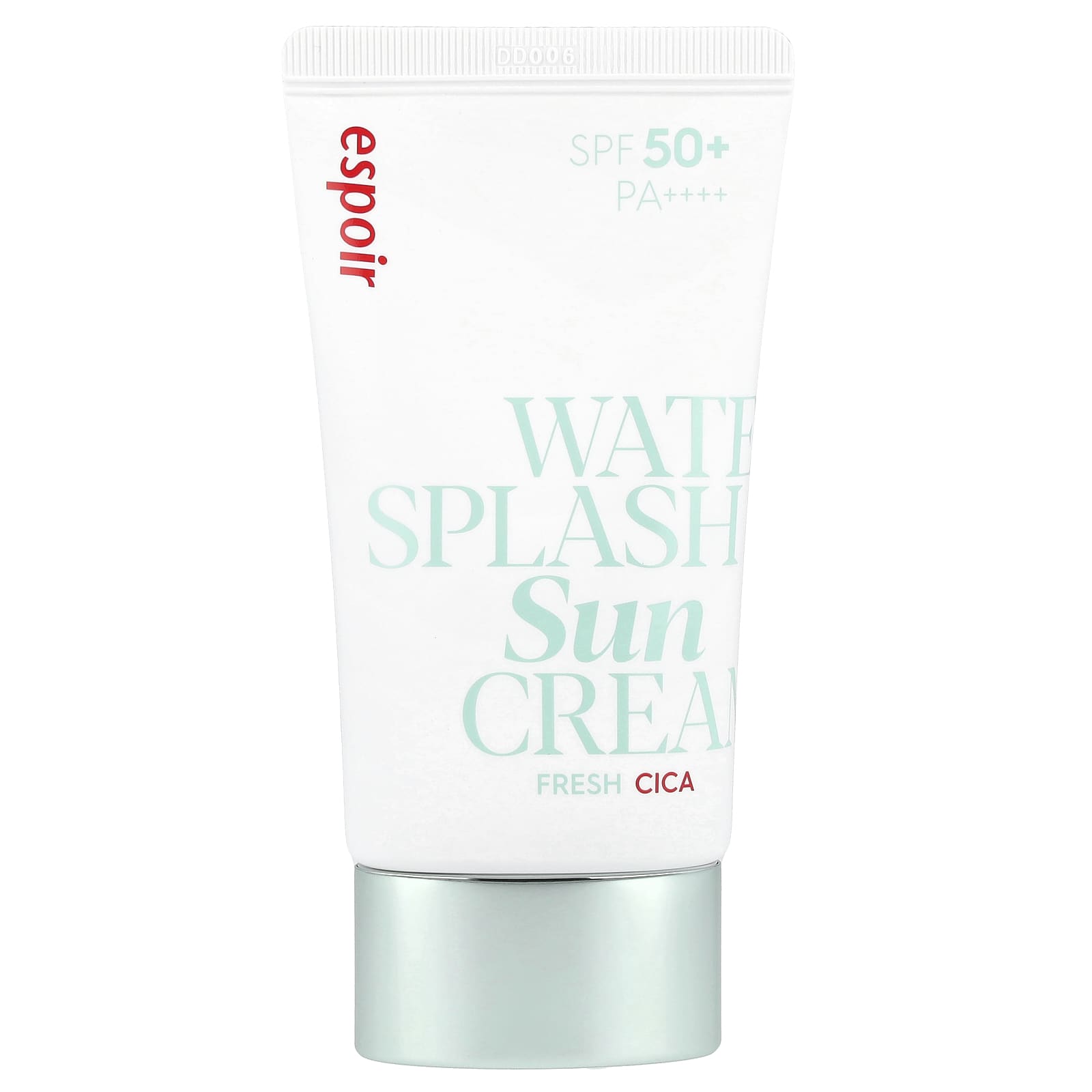 Espoir, Water Splash Sun Cream, Fresh Cica, SPF50 + PA ++++, 60 мл