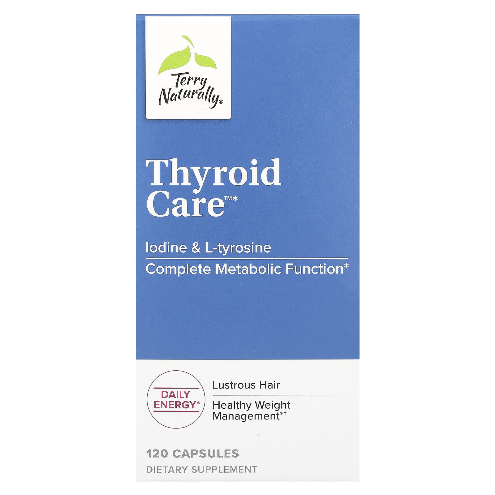 Terry Naturally Thyroid Care 120 капсул 6490₽