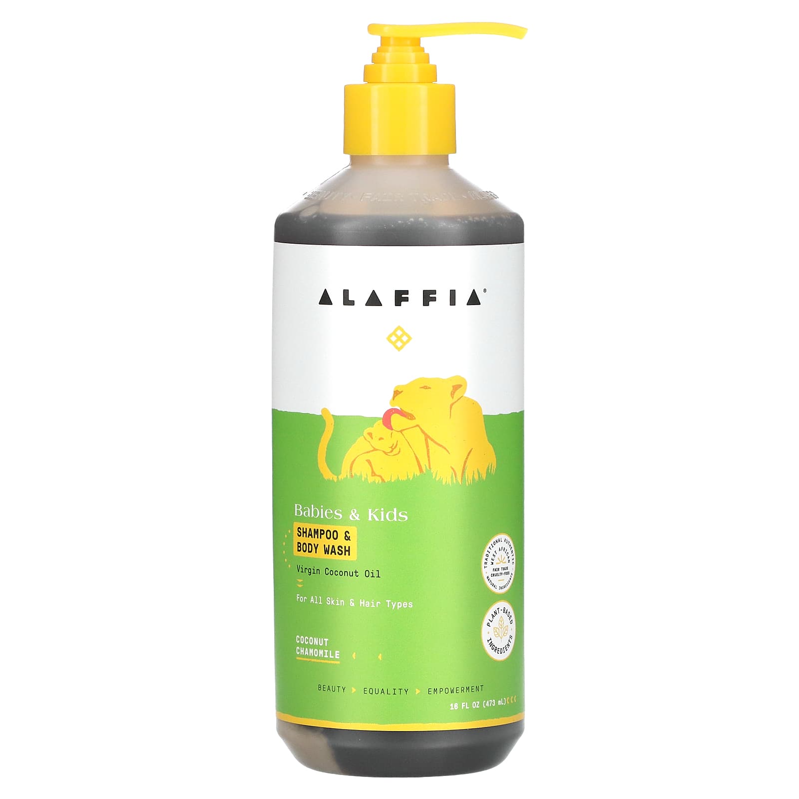 Alaffia Everyday Coconut шампунь и гель для душа подходит для младенцев и детей постарше кокос и ромашка 475 мл 16 жидк унций 2290₽