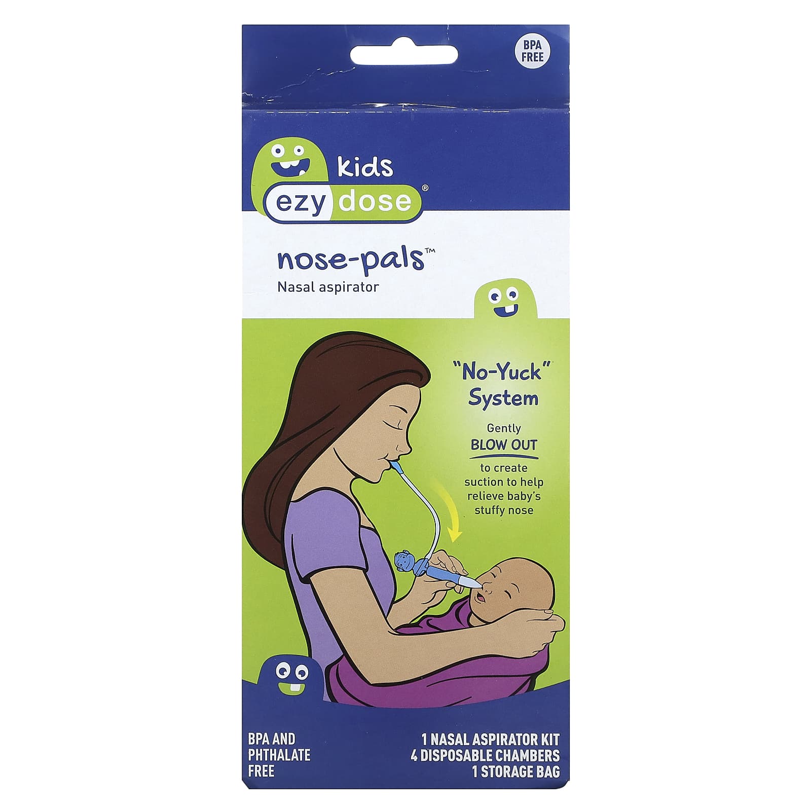 Ezy Dose Kids Nose-Pals назальный аспиратор набор из 6 предметов 1790₽