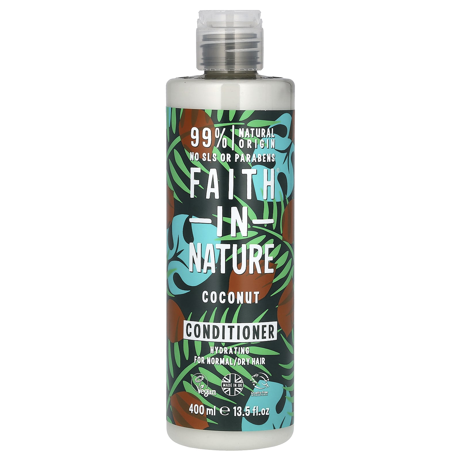 Faith in Nature Кондиционер для нормальных сухих волос с кокосом 400 мл 135 жидк Унции 1890₽