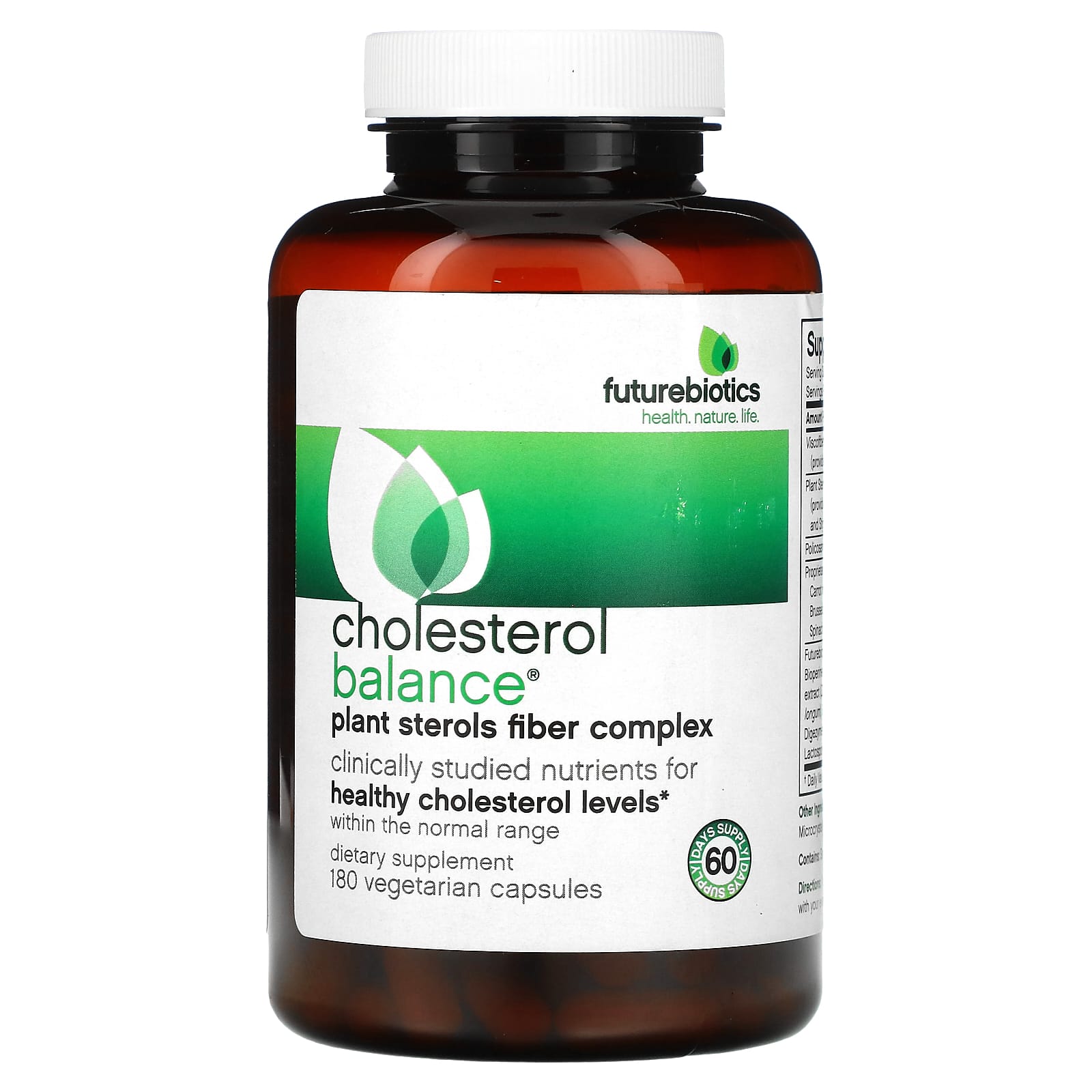 Futurebiotics, Cholesterol Balance, 180 вегетарианских капсул