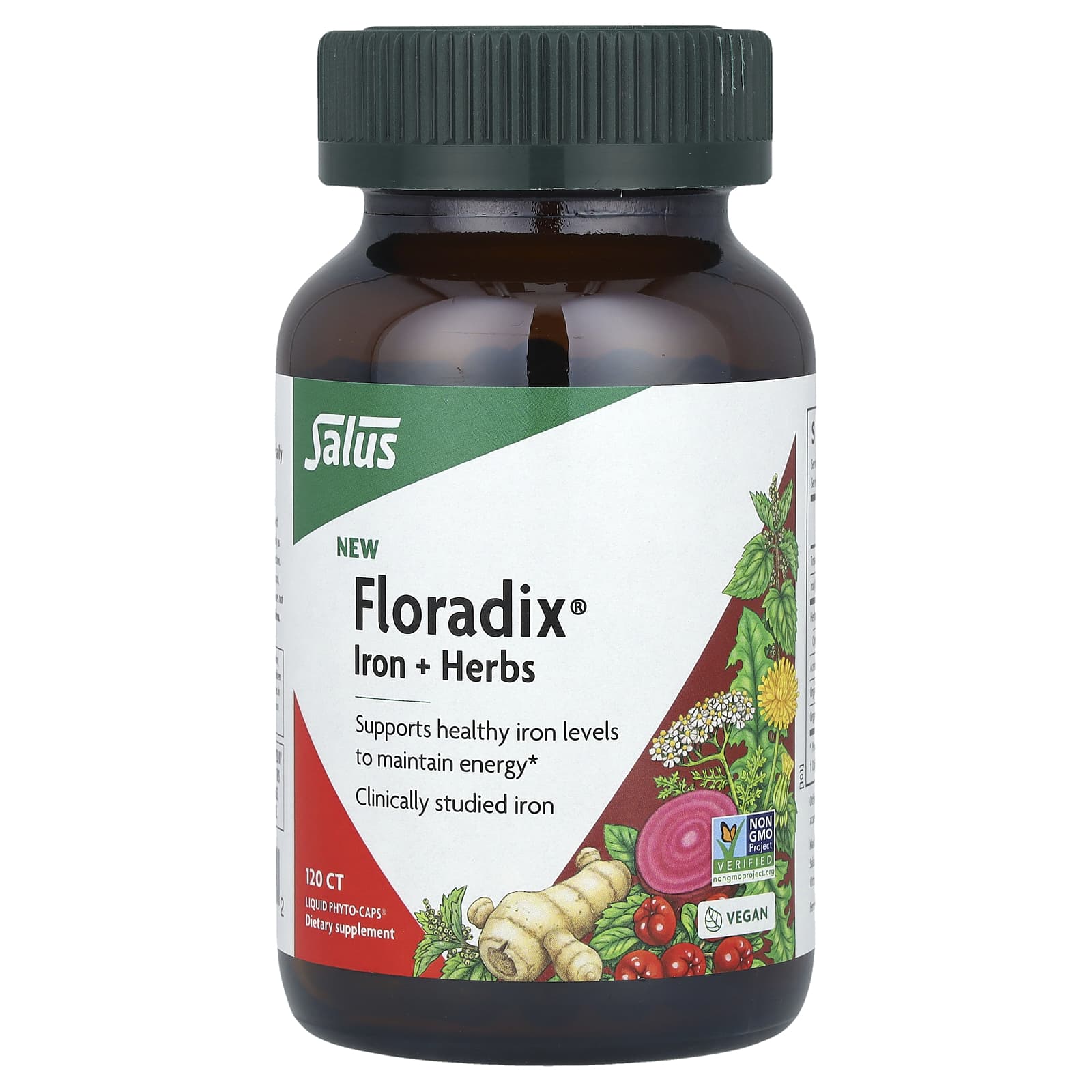 Floradix Iron Herbs 120 Liquid Phyto-Caps 10690₽