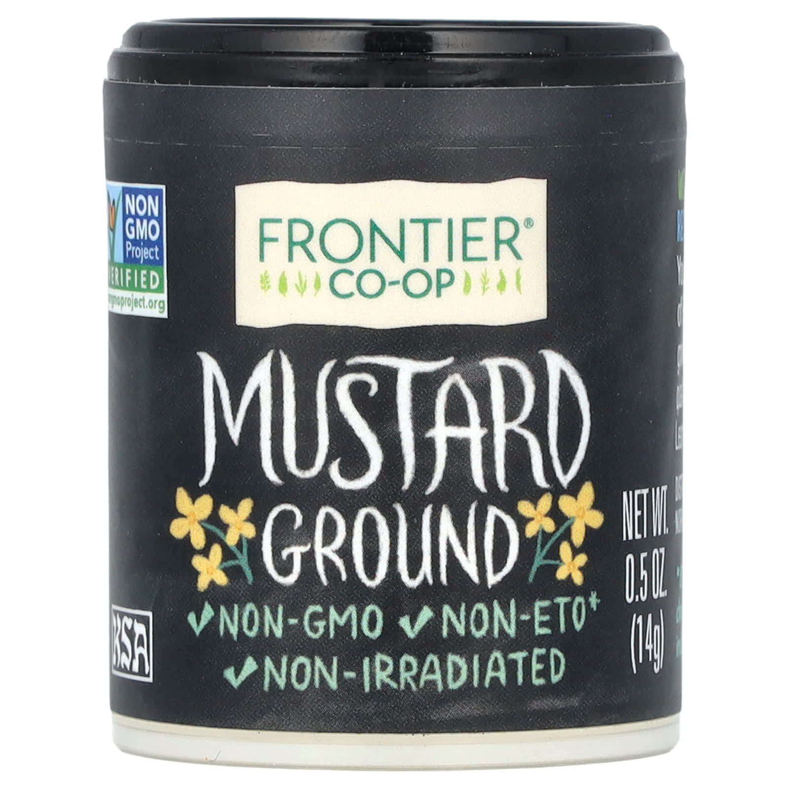 Frontier Co-op, Молотая горчица, 14 г (0,5 унции)