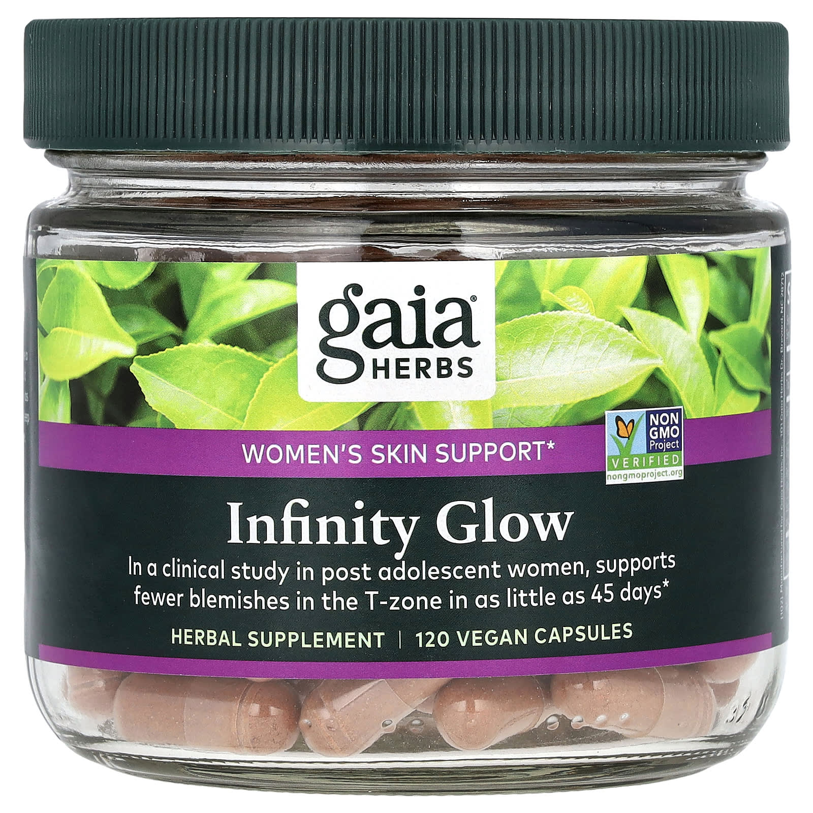 Gaia Herbs Infinity Glow средство для поддержки кожи для женщин 120 веганских капсул 7090₽