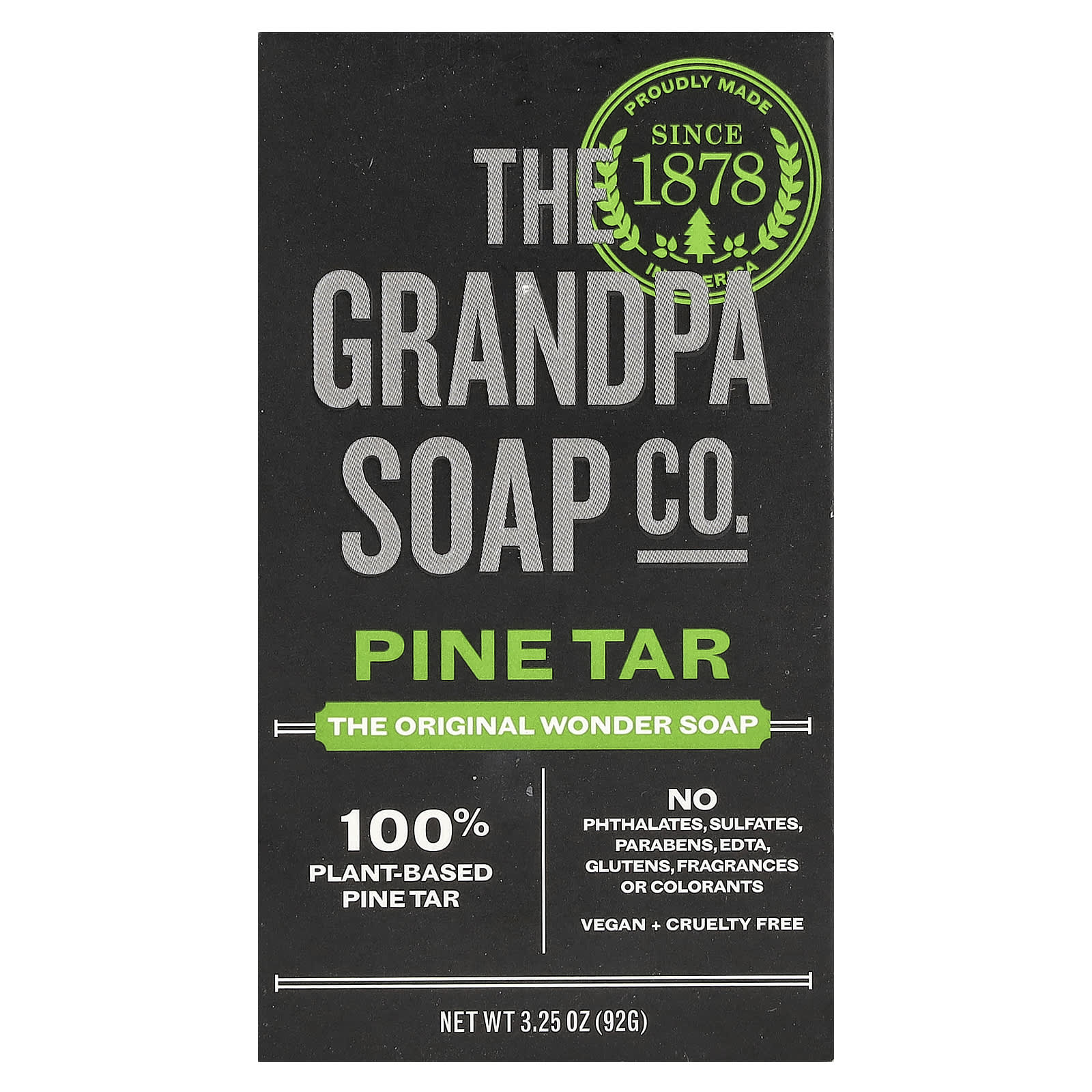 The Grandpa Soap Co The Original Wonder Soap сосновый деготь 92 г 325 унции 1590₽