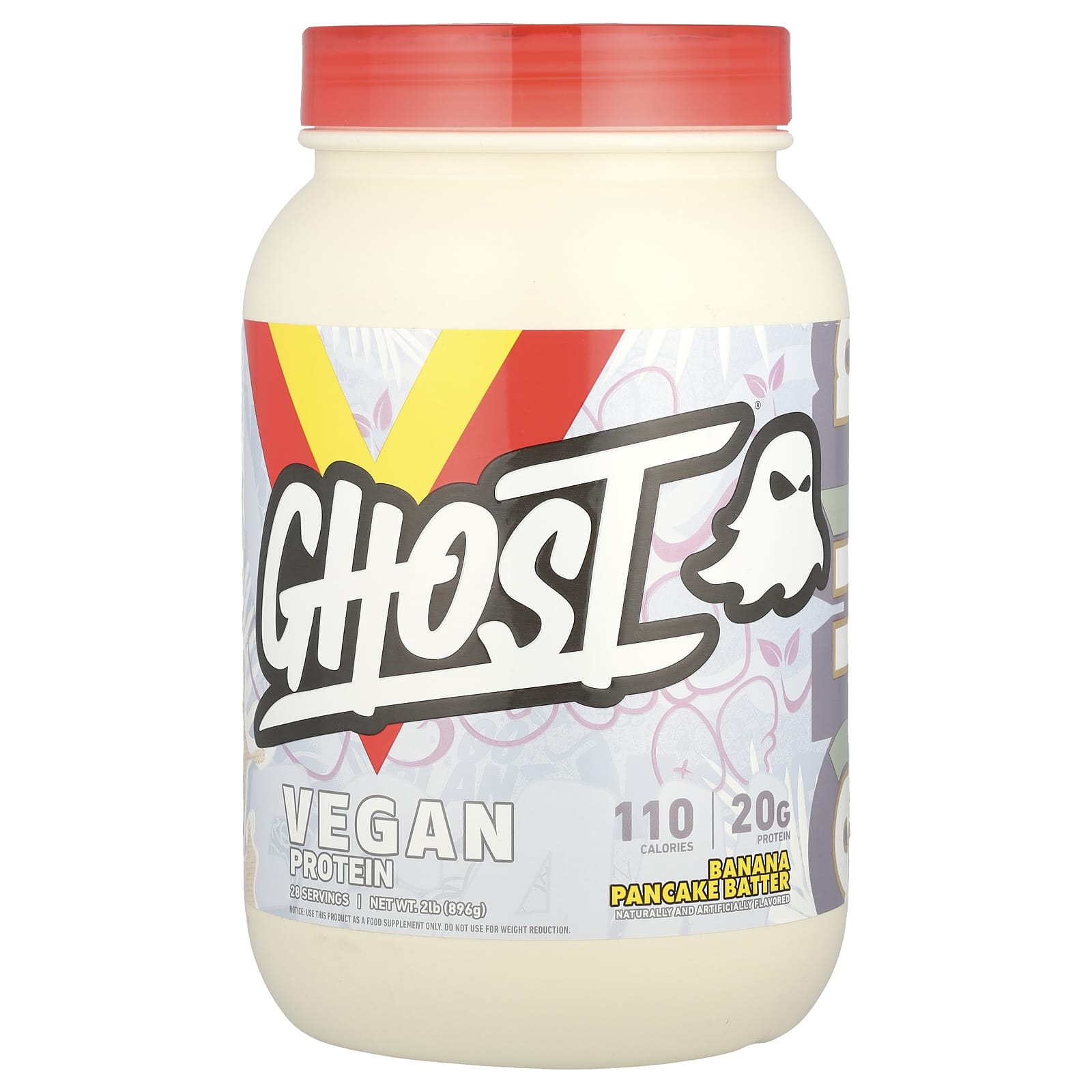 Ghost Vegan Protein тесто для банановых блинов 896 г 2 фунта 9990₽