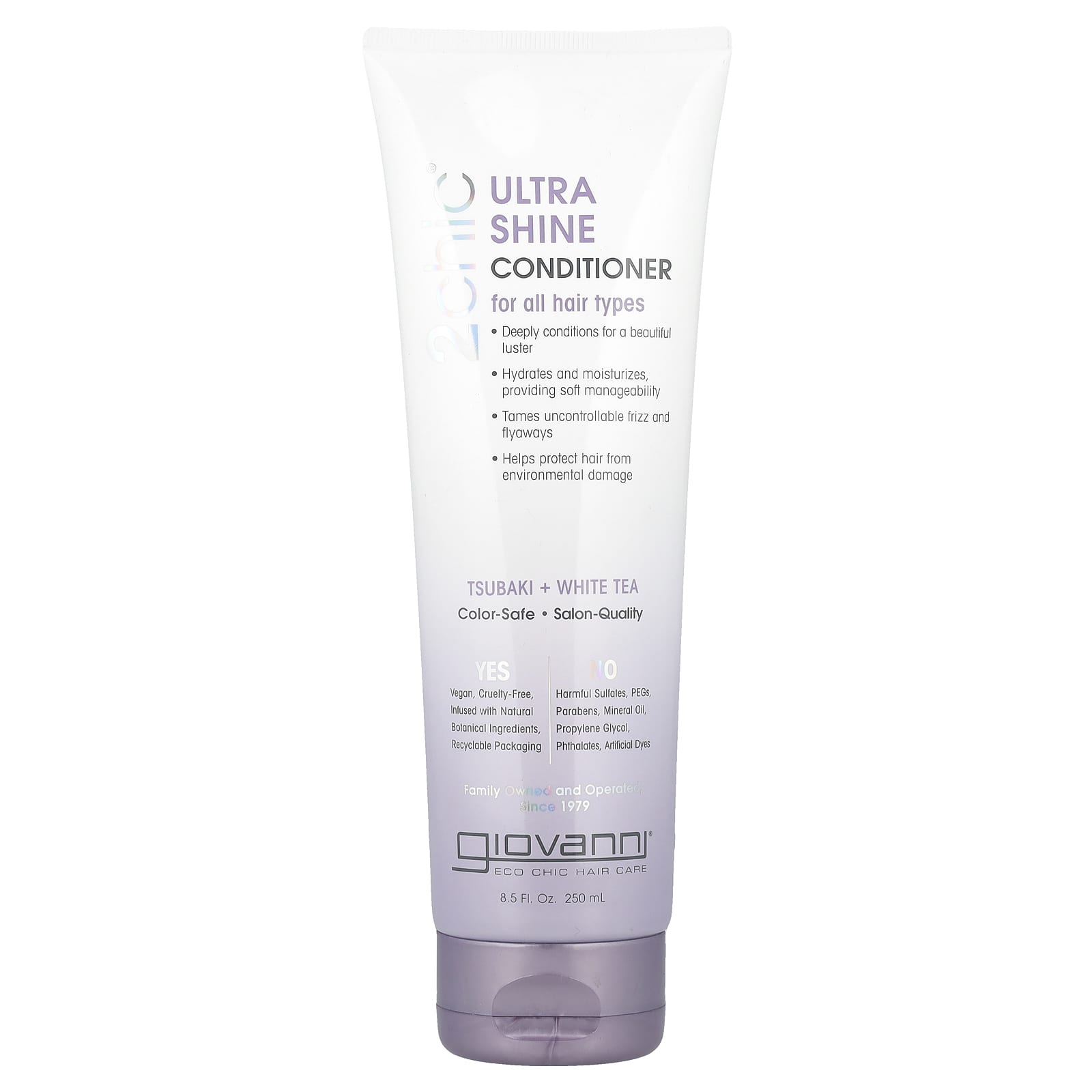 Giovanni, 2chic, Ultra Shine Conditioner, For All Hair Types, Tsubaki +White Tea, 8.5 fl oz (250 ml)