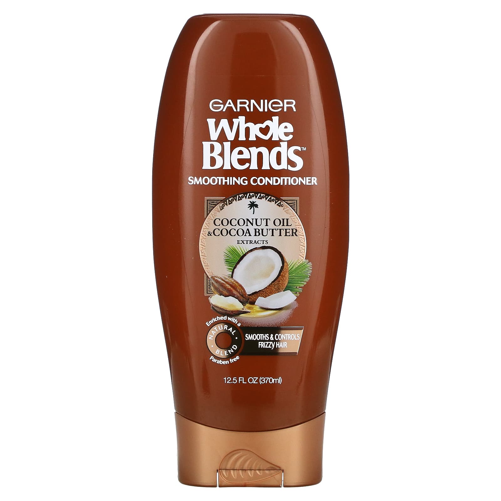 Garnier, Разглаживающий кондиционер Whole Blends, «Масла кокоса и какао», 370 мл