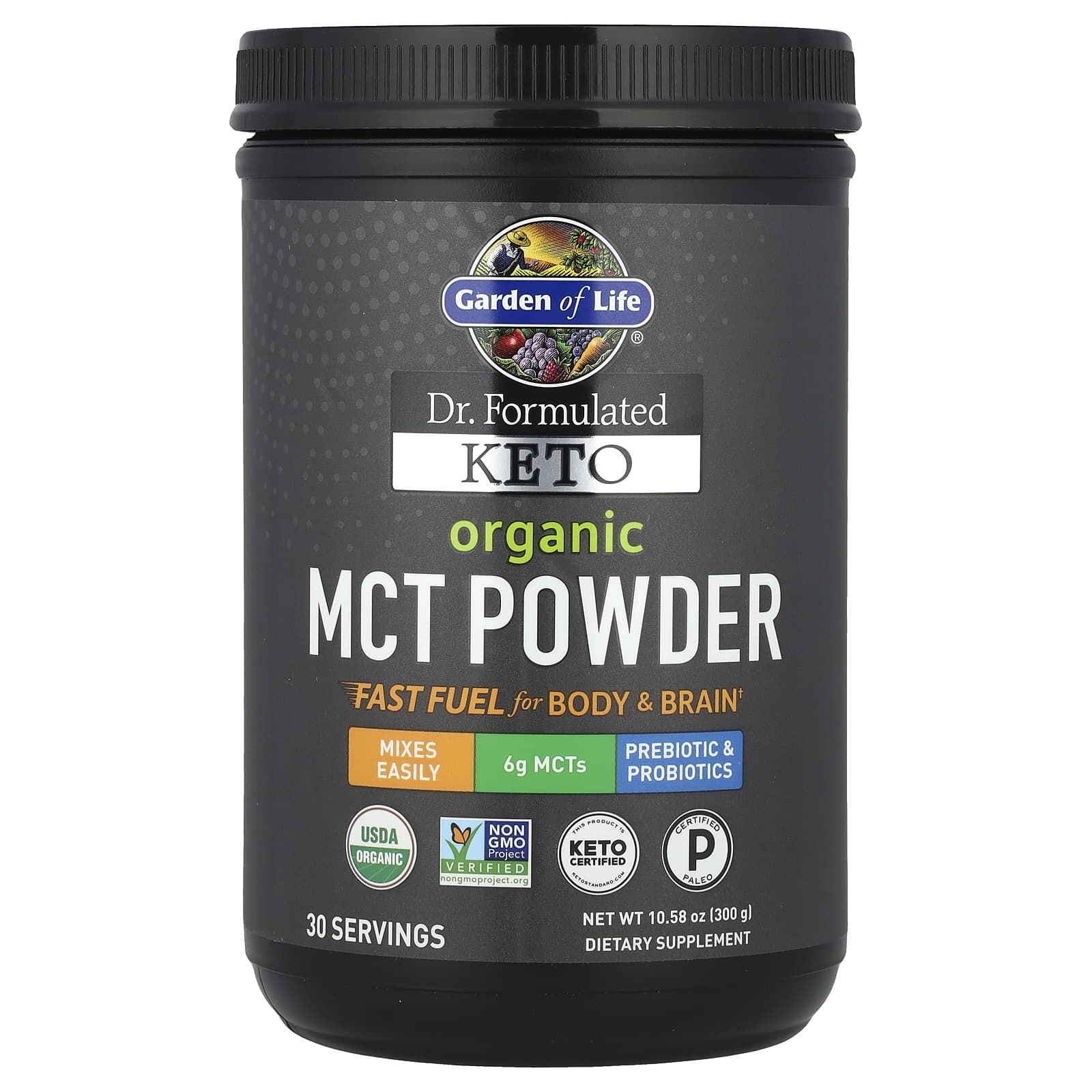 Garden of Life Dr Formulated Keto органический порошок MCT 300 г 1058 унции 4490₽