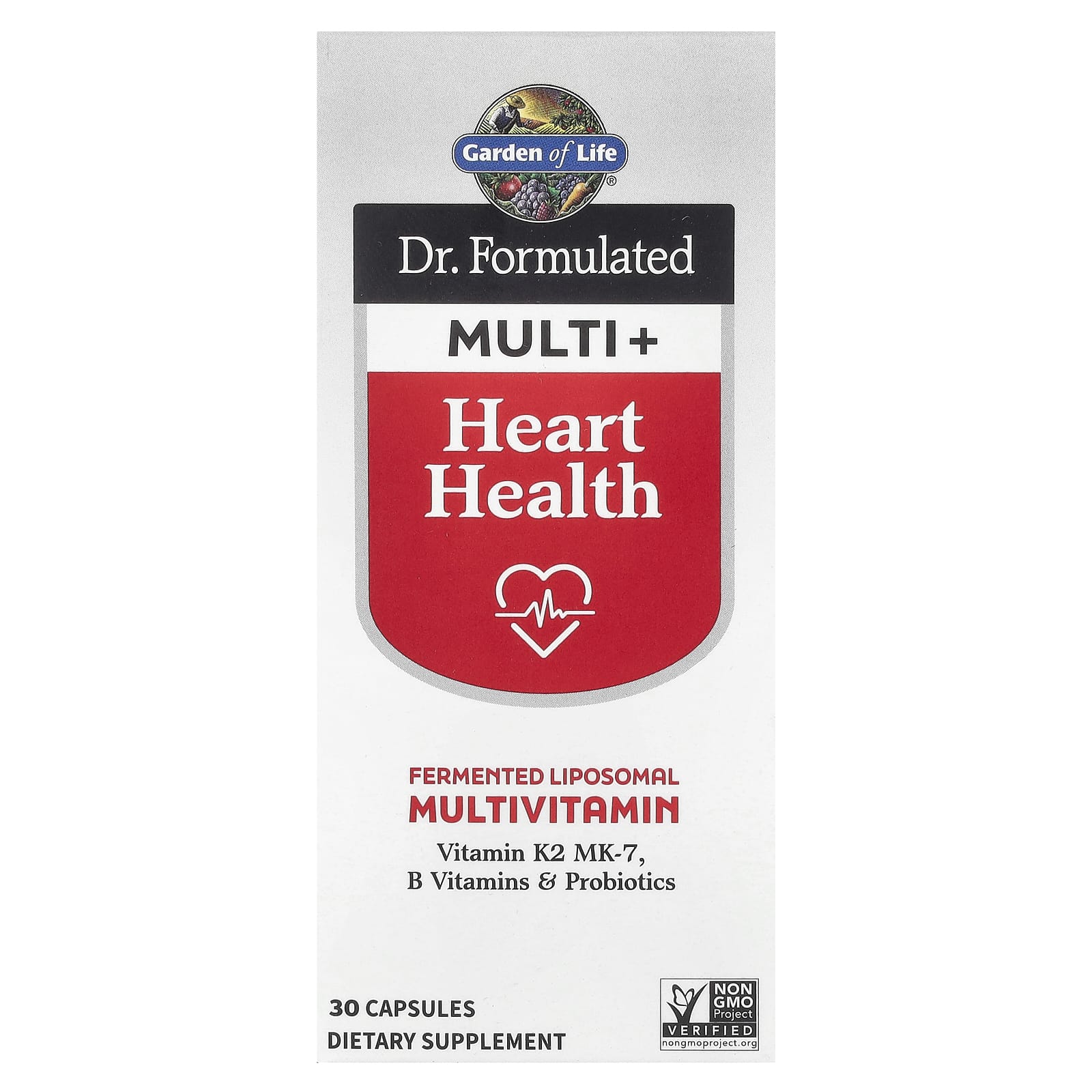 Garden of Life, Тереза Formated Multi +, Heart Health, 30 капсул