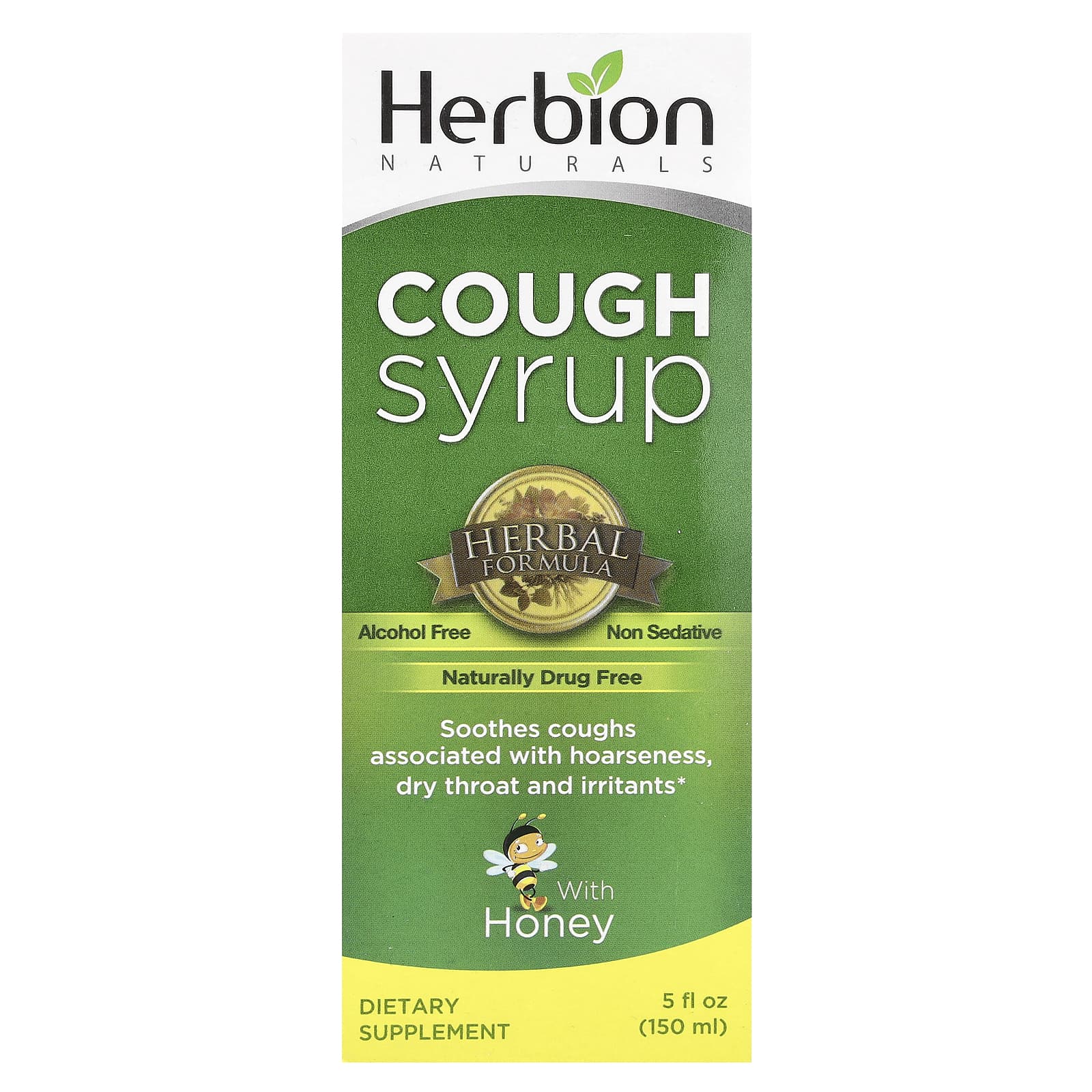 Herbion Naturals Сироп от кашля с медом без спирта 150 мл 5 жидк Унций 1990₽