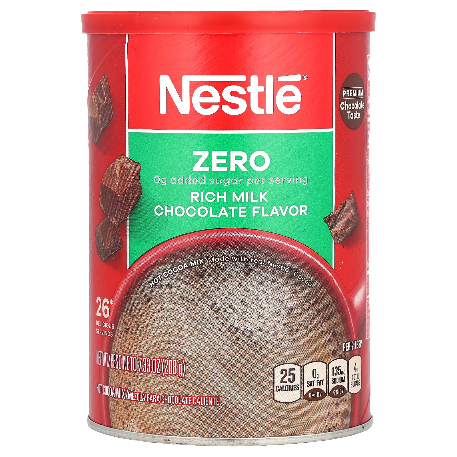 Nestle Hot Cocoa Mix смесь горячего какао насыщенный молочный шоколад 208 г 733 унции 1790₽