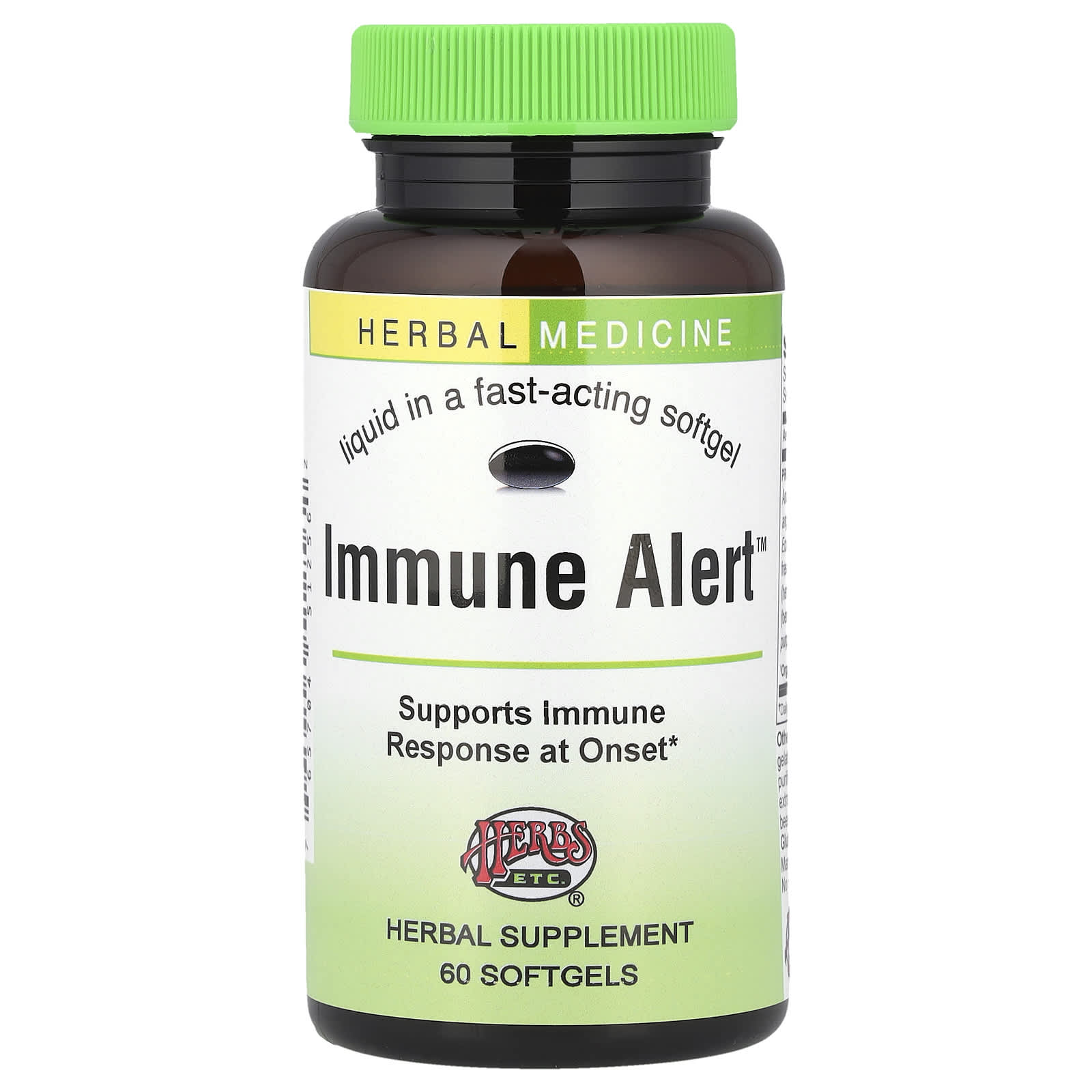 Herbs Etc., Immune Alert ™, 60 мягких таблеток