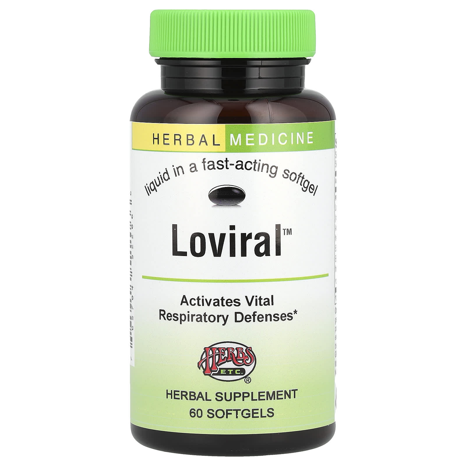 Herbs Etc., Loviral ™, 60 мягких таблеток