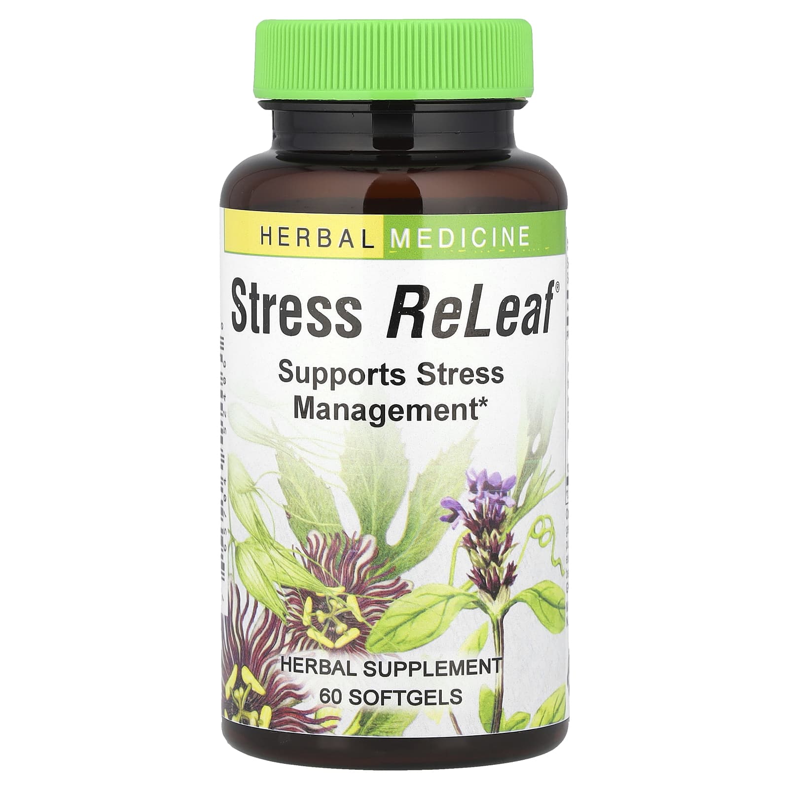 Herbs Etc., Stress ReLeaf®, 60 мягких таблеток