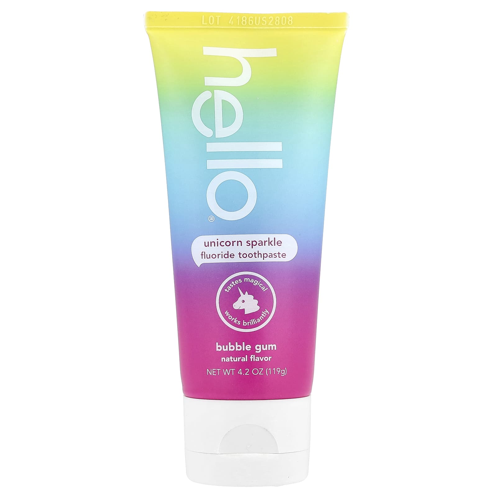 Hello Unicorn Sparkle для детей зубная паста со фтором со вкусом жевательной резинки 119 г 42 унции 1890₽