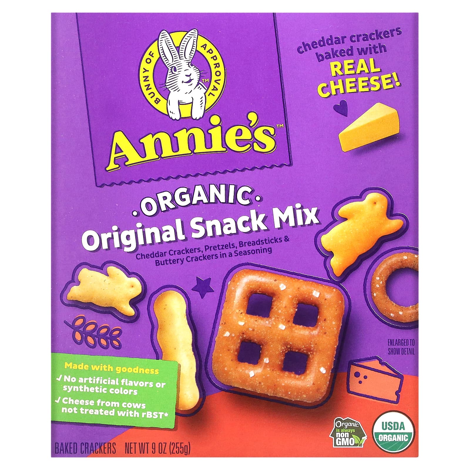 Annies Homegrown Органическая закусочная смесь 9 унц 255 г 1990₽