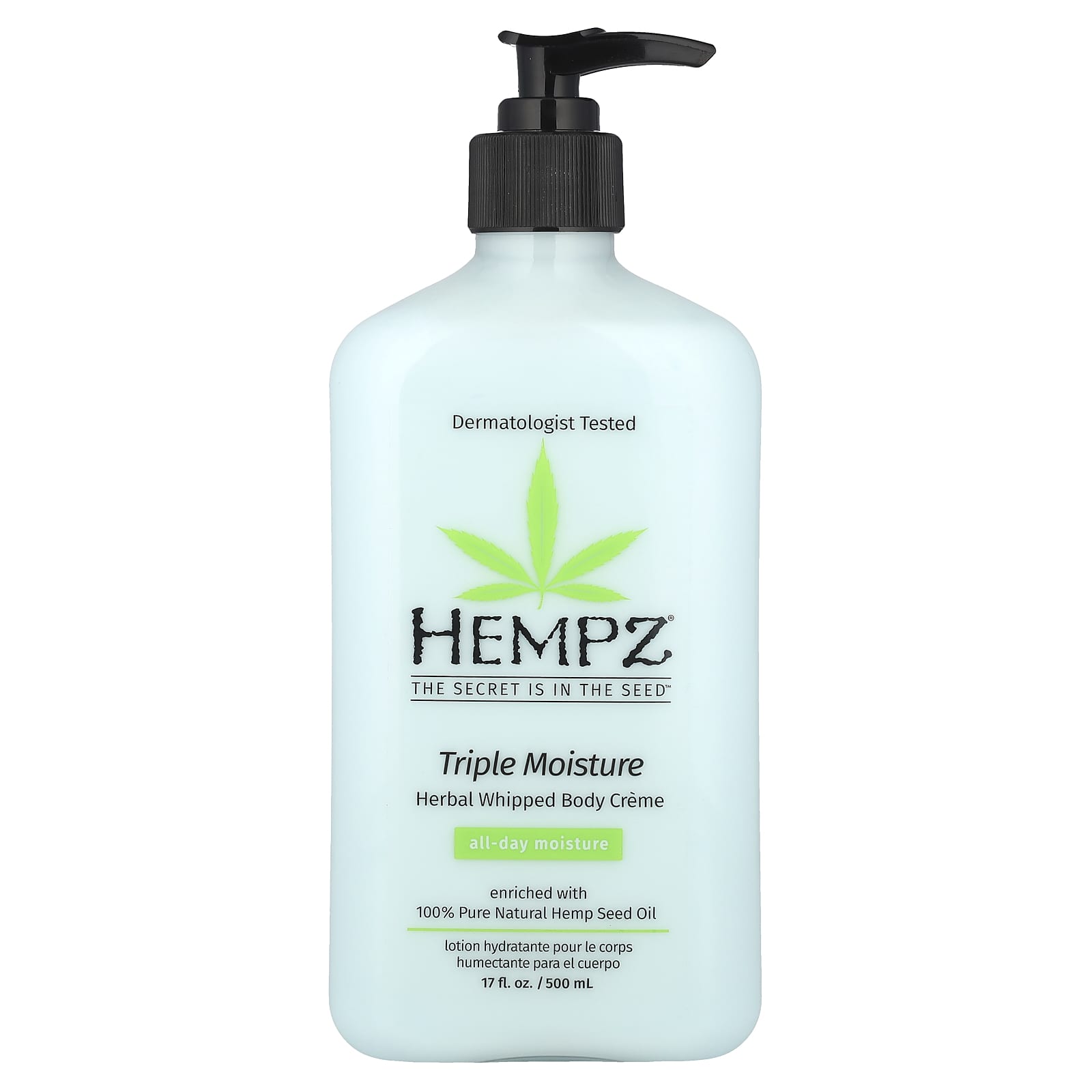 Hempz Triple Moisture крем-мусс для тела на растительной основе 500 мл 3890₽