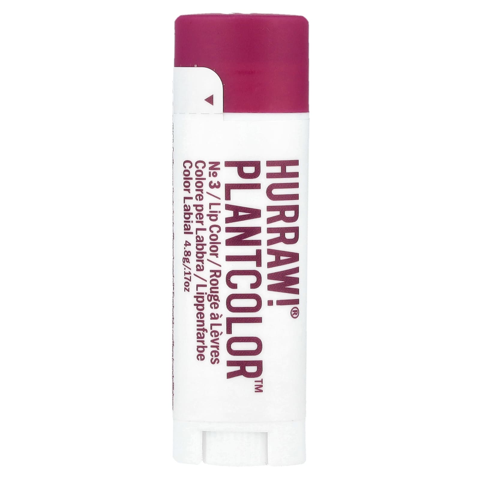 Hurraw! Balm, PlantColor ™, краска для губ, № 3, 0,17 (4,8 г)