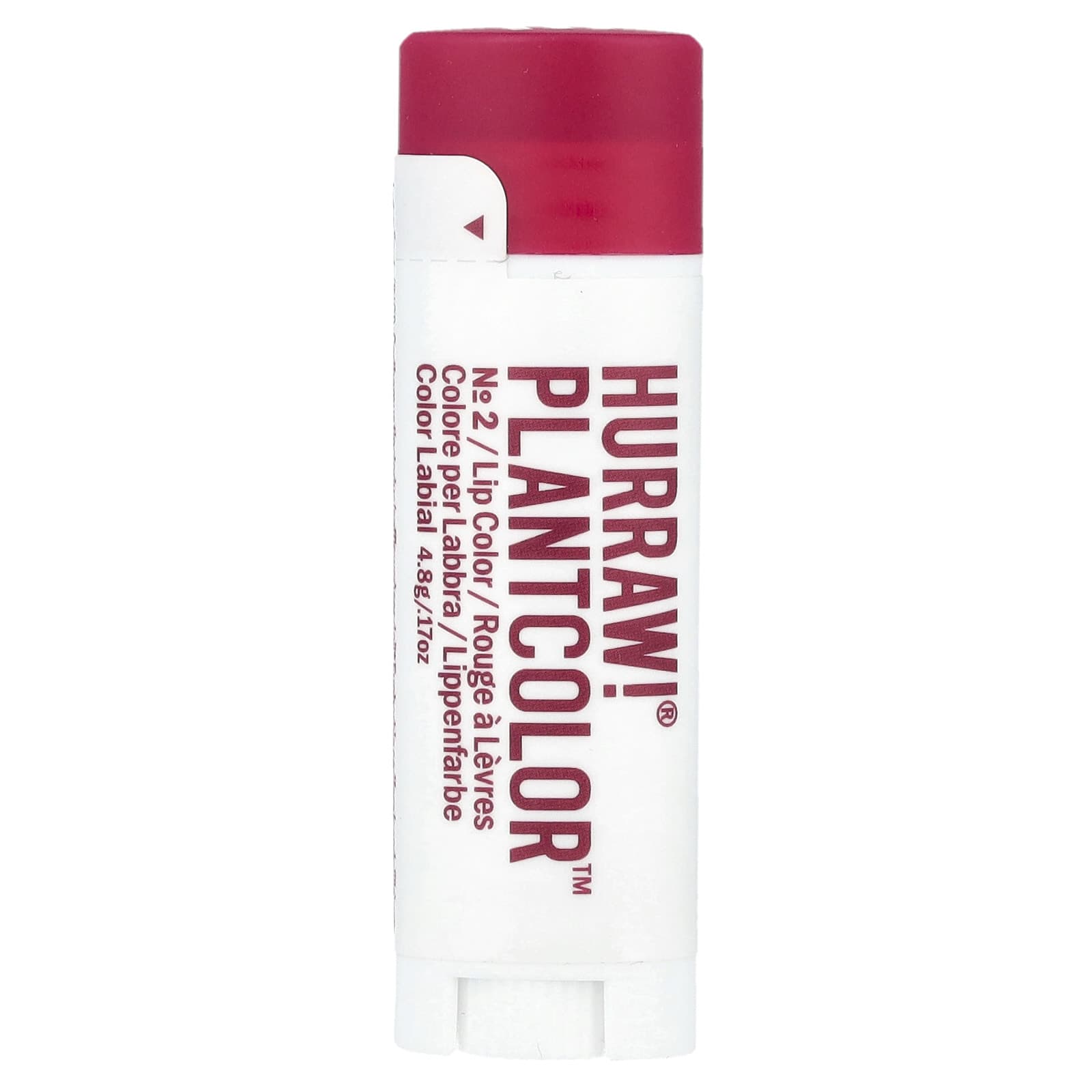 Hurraw! Balm, PlantColor ™, краска для губ, № 2, 4,8 г (0,17 унции)