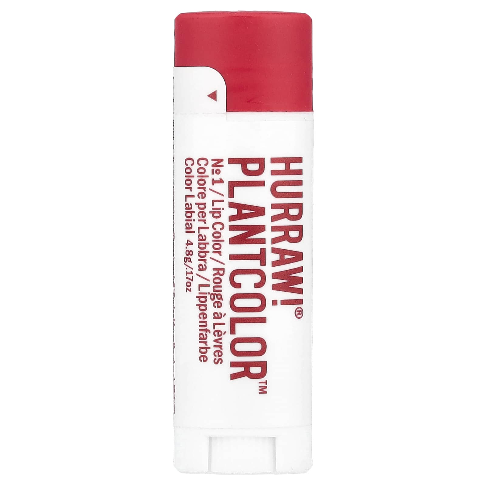Hurraw! Balm, PlantColor ™, краска для губ, № 1, 4,8 г (1,7 унции)