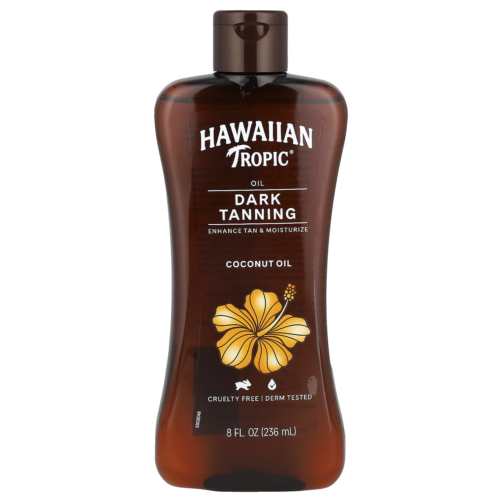 Hawaiian Tropic кокосовое масло для темного загара оригинальное 236 мл 8 жидк унций 2490₽