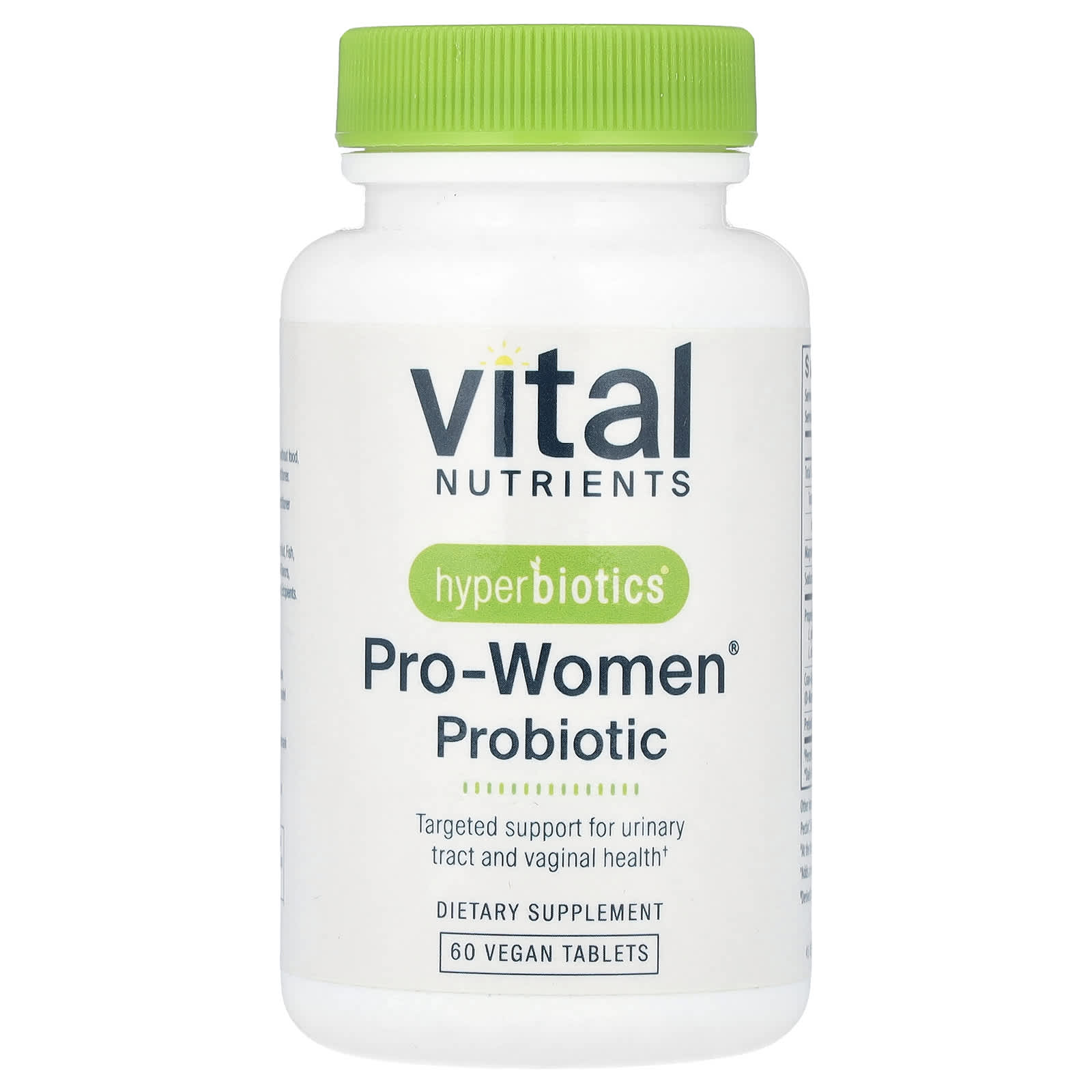 Vital Nutrients, Pro-Women® Probiotic, 60 веганских таблеток