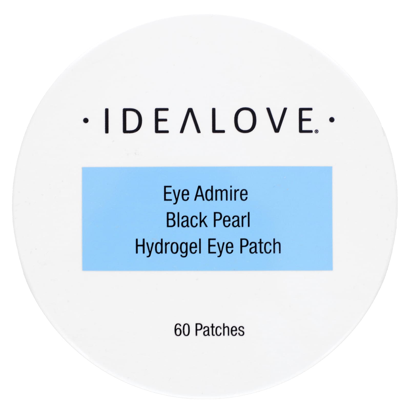 Idealove, Eye Admire, гидрогелевые патчи для глаз с черным жемчугом, 60 шт.