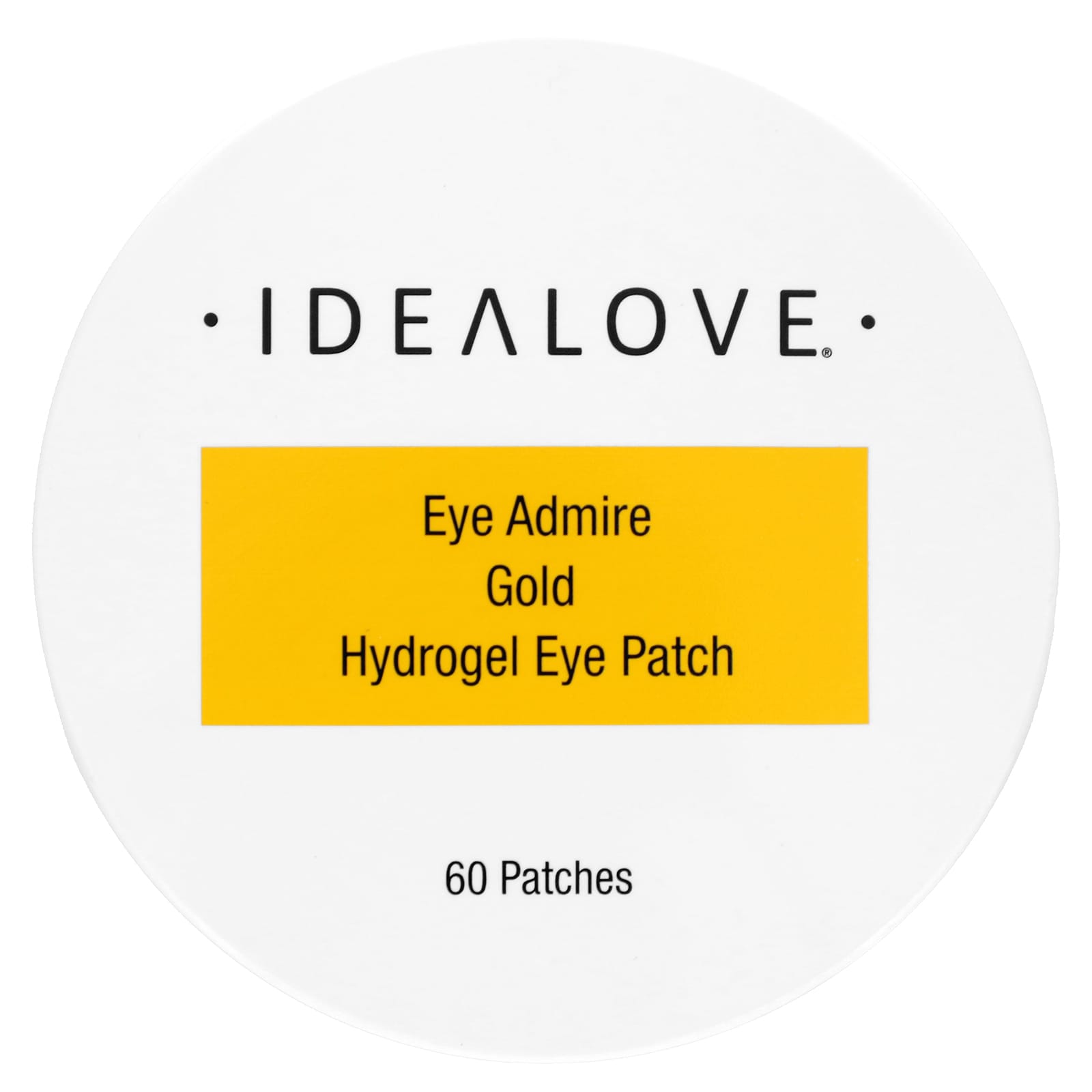 Idealove, Eye Admire, гидрогелевые патчи для глаз с золотом, 60 шт.