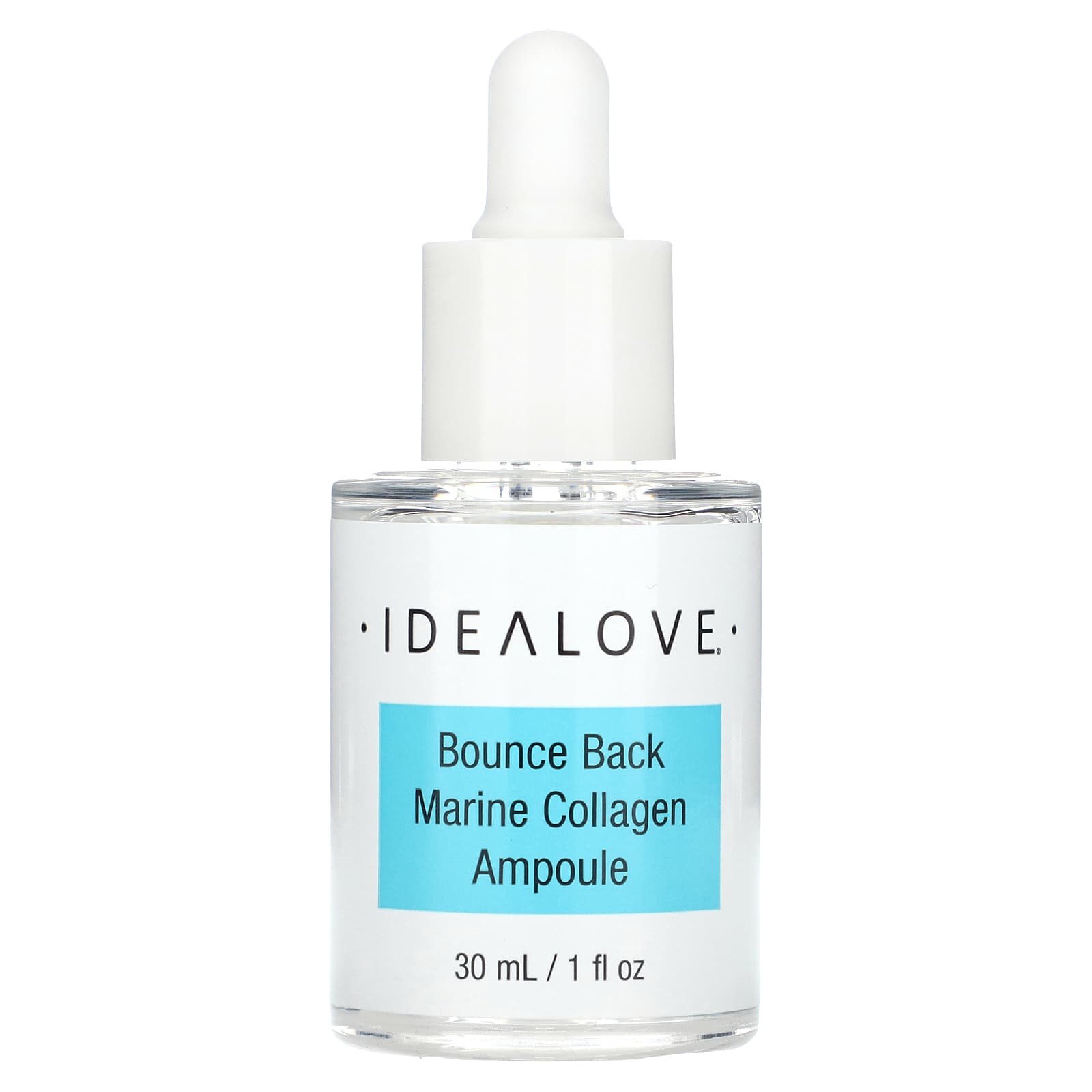 Idealove, Bounce Back, Marine Collagen Ampoule, сыворотка с морским коллагеном, 30 мл (1 жидк. унция)