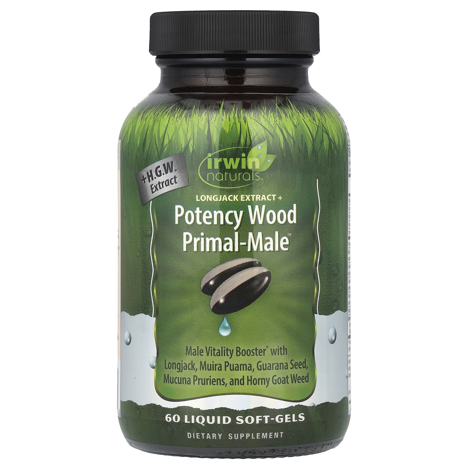 Irwin Naturals, Potency Wood Primal-Male ™, 60 мягких таблеток