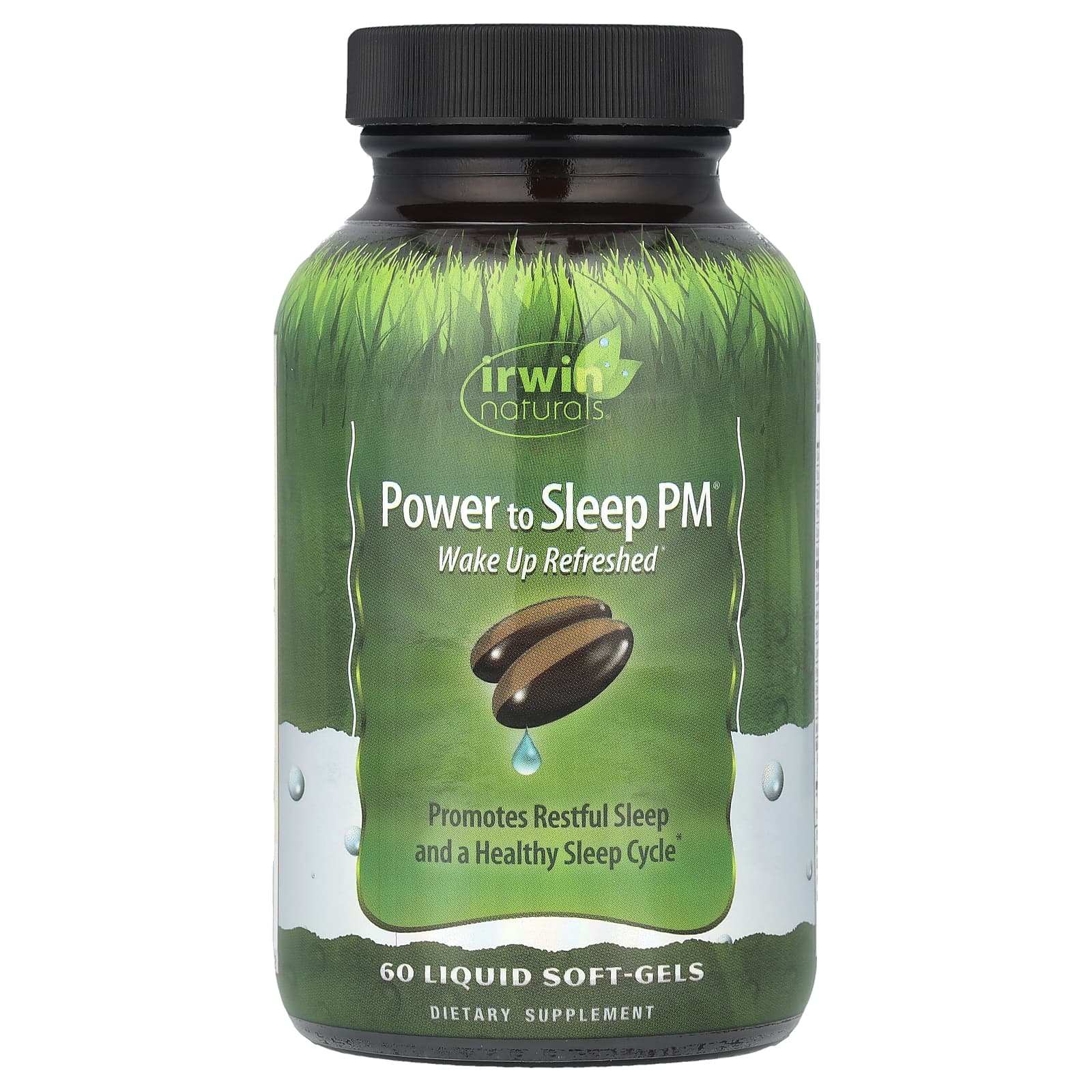 Irwin Naturals, Power to Sleep PM, 60 мягких желатиновых капсул с жидкостью