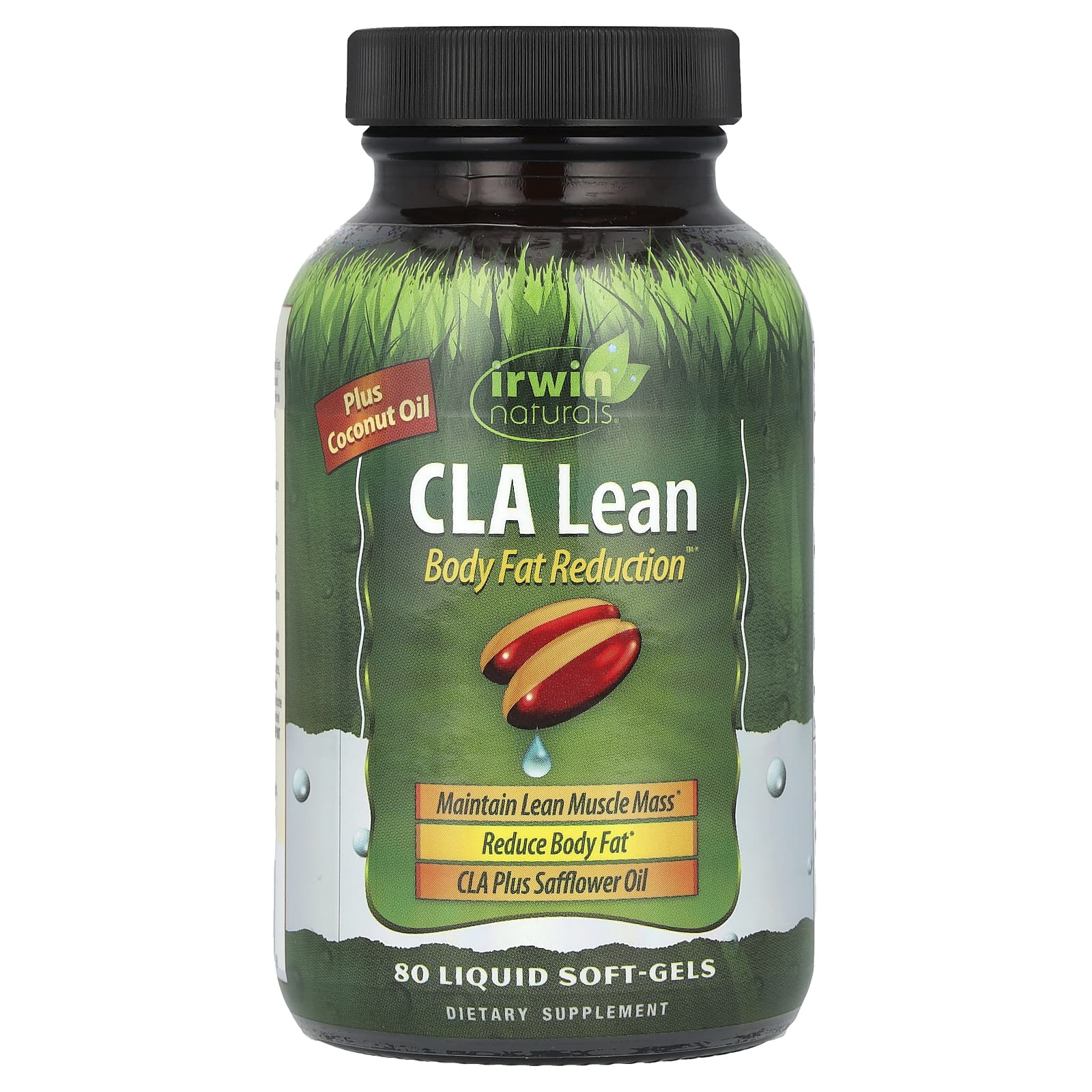 Irwin Naturals CLA Lean Body Fat Reduction 80 мягких желатиновых капсул с жидкостью 4090₽