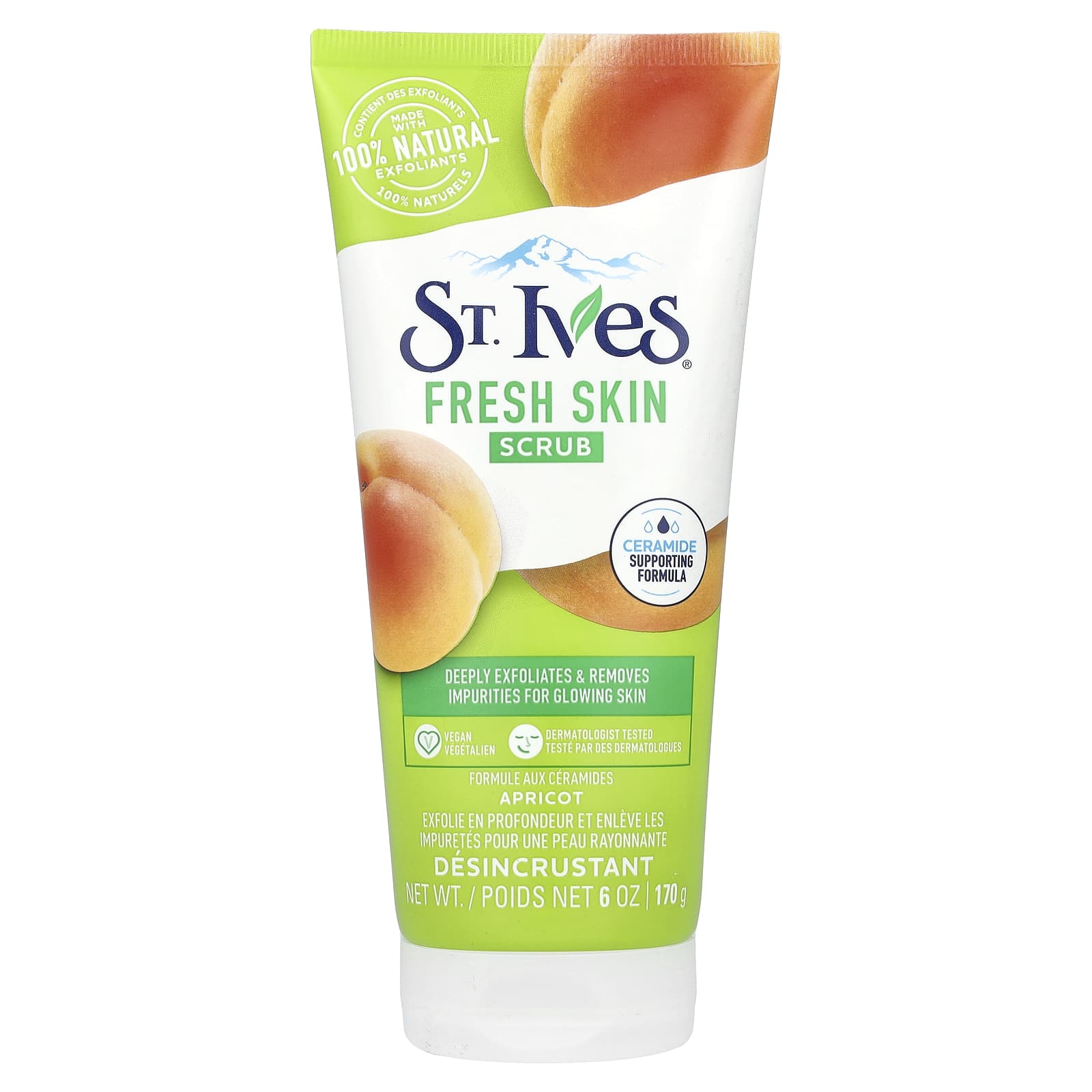 St Ives Fresh Skin абрикосовый скраб 170 г 6 жидк унций 1790₽