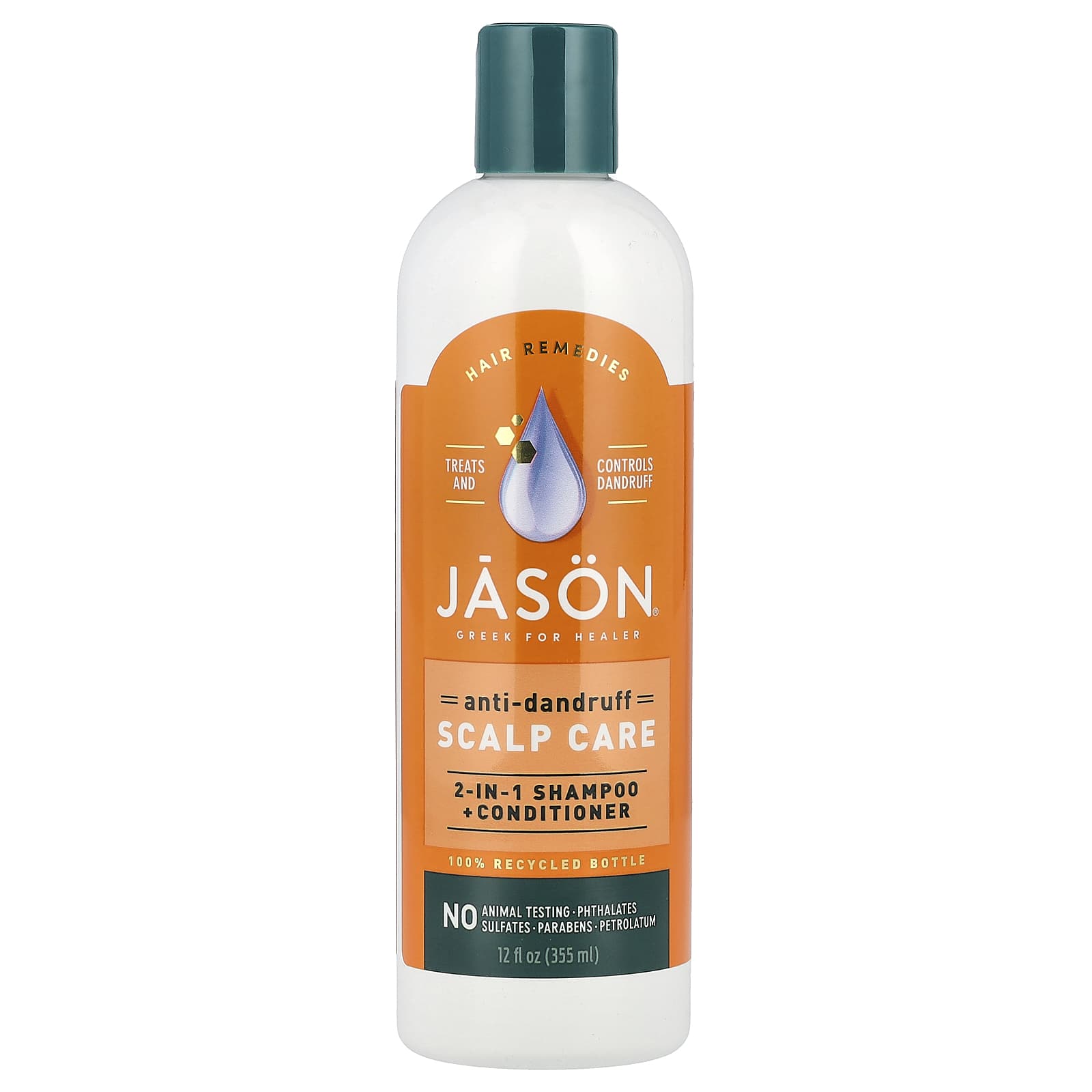 Jason Natural лечебно-профилактический шампунь и кондиционер 2 в 1 для защиты кожи головы от перхоти 355 мл 12 жидк унций 2390₽