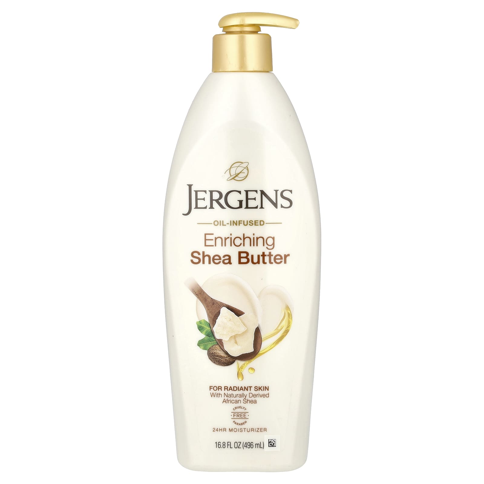 Jergens Enriching Shea Butter увлажняющий лосьон с маслом ши 496 мл 2390₽