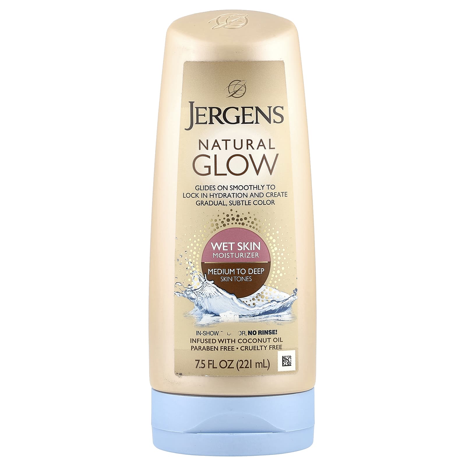Jergens Увлажняющее средство Natural Glow для нанесения на влажную кожу оттенок Medium to Tan 221 мл 2590₽