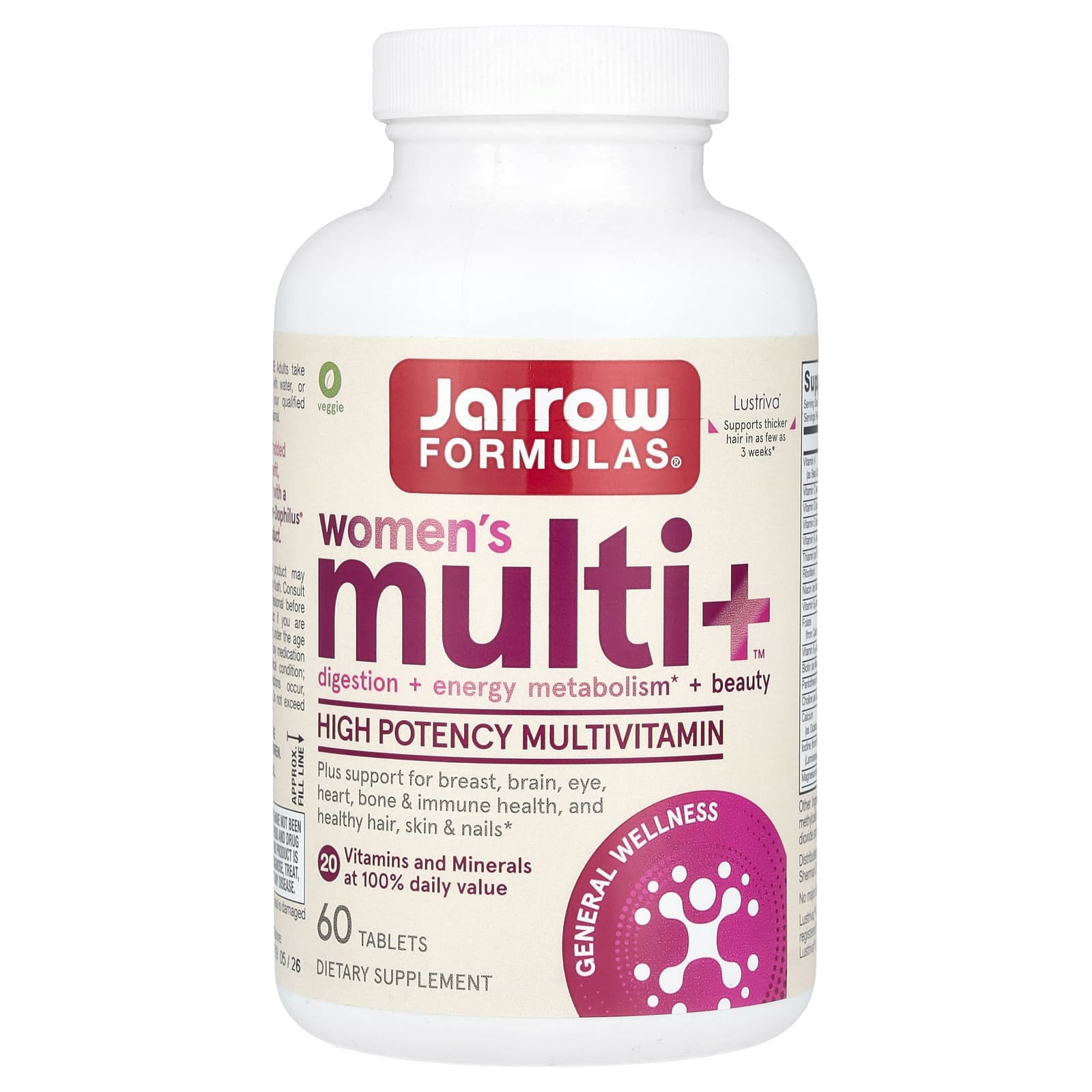 Jarrow Formulas, Women's Multi + ™, 60 таблеток