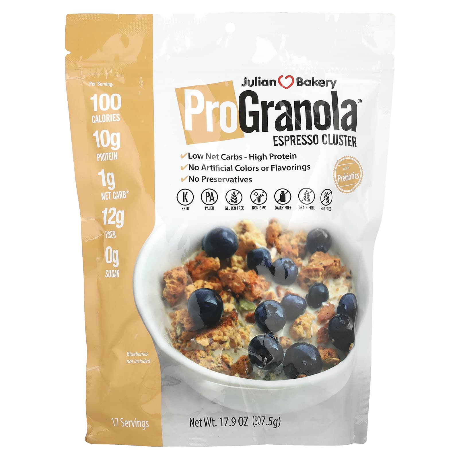Julian Bakery Pro Granola эспрессо 5075 г 179 унции 3490₽